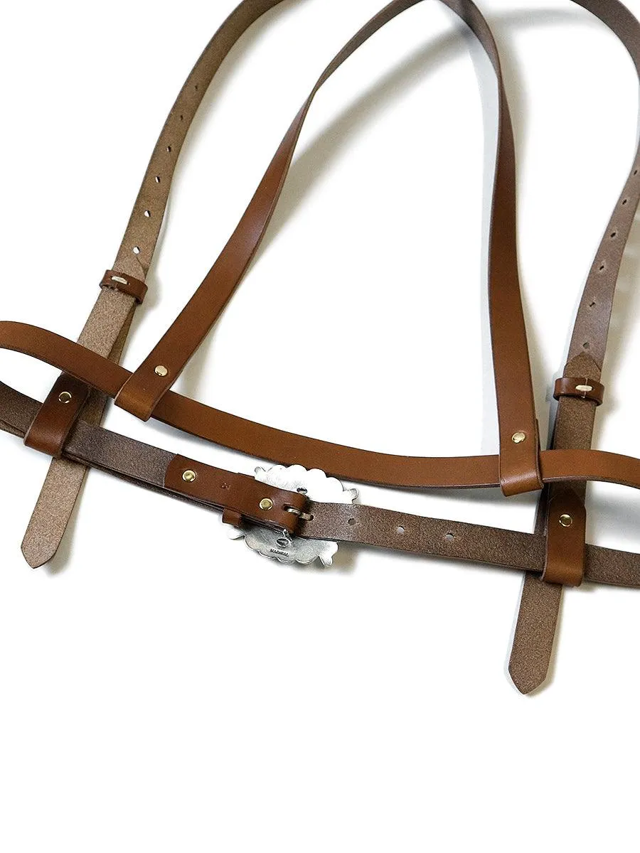 Kapital Leather Pueblo Buckle Harness (Time Sale)