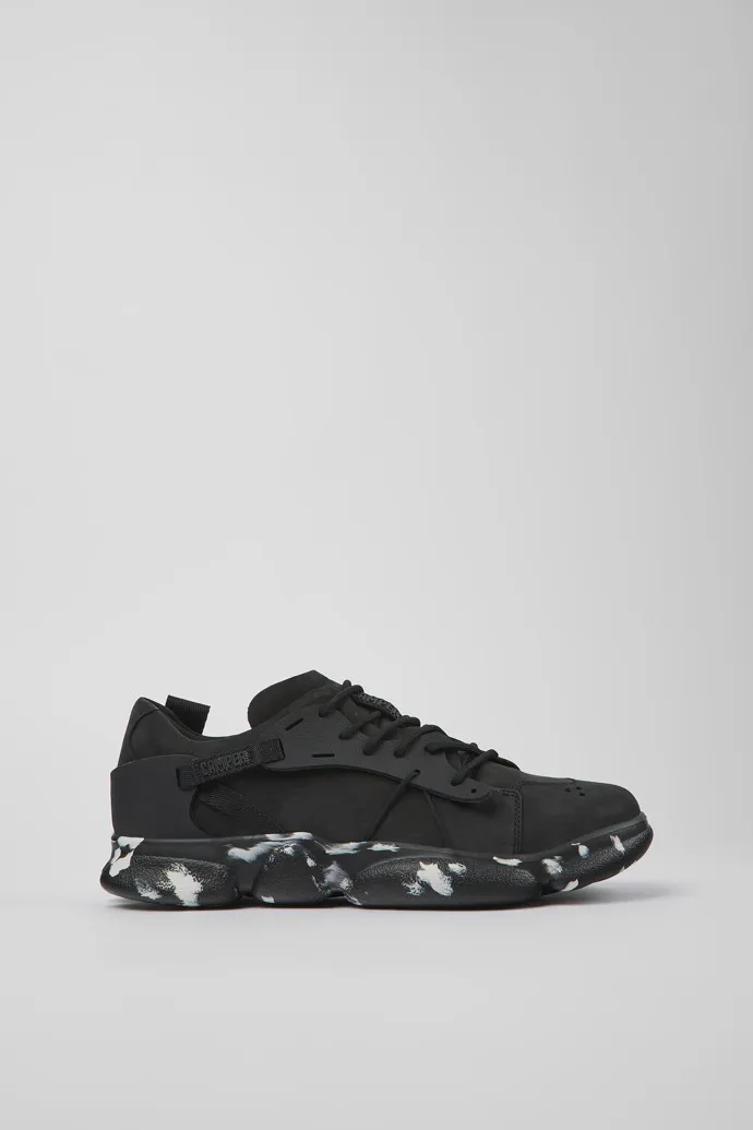 Karst Black Nubuck/Textile Sneaker for Men