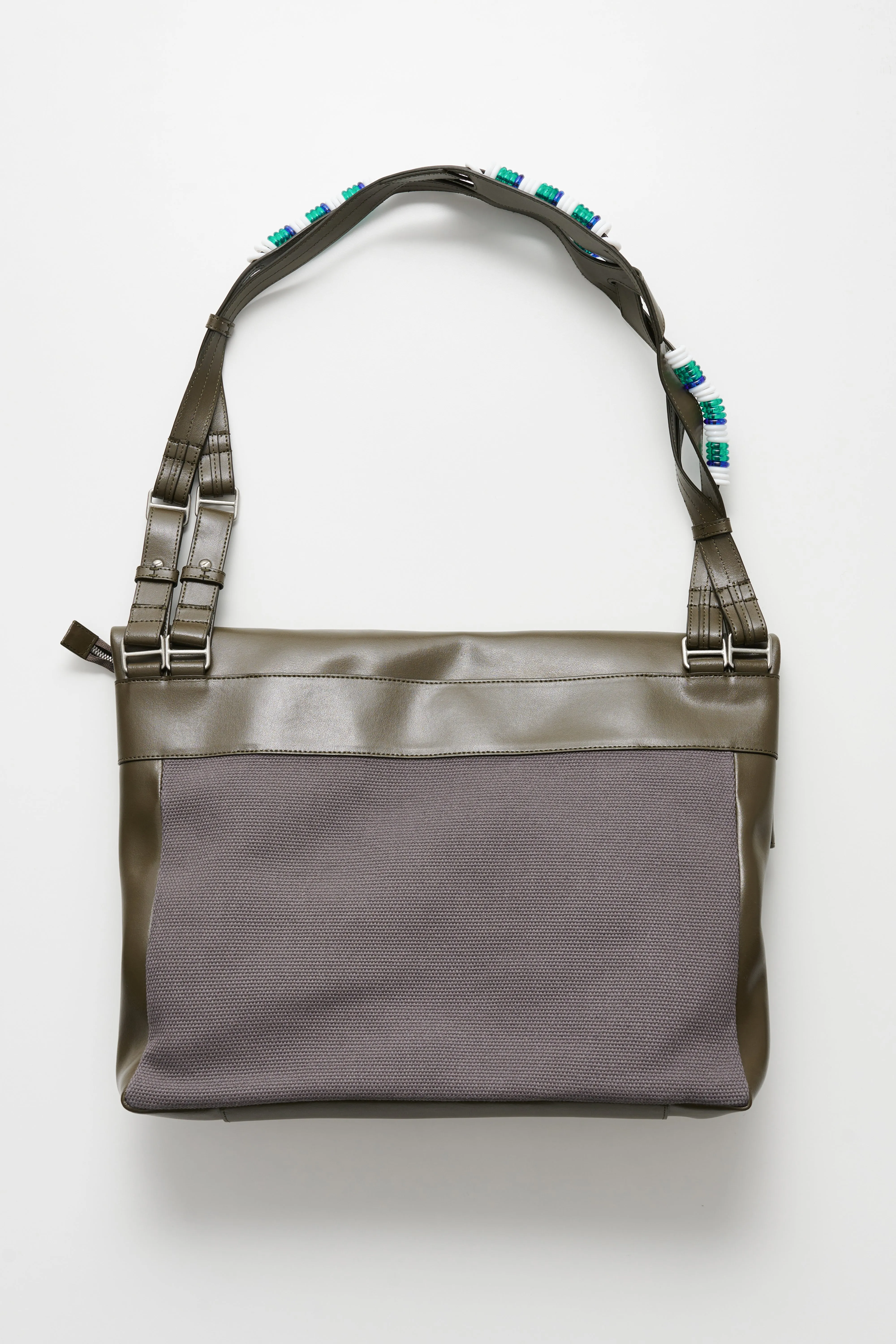 Kiko Kostadinov Jarocka Shoulder Bag Grey / Dark Grey