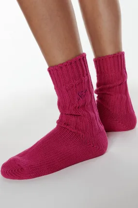 Knitted Ribbed Socks