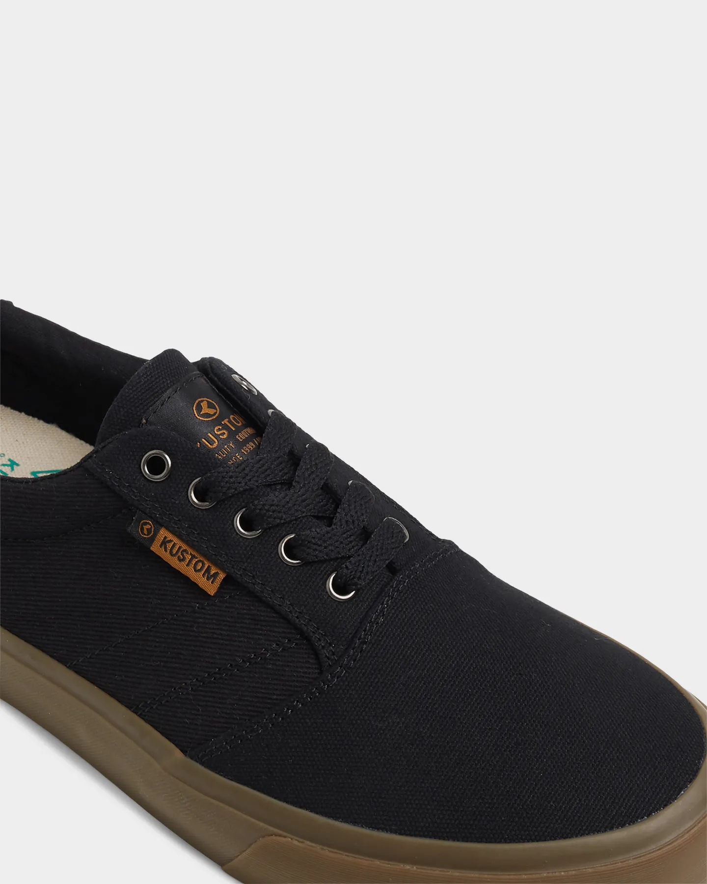 Kustom Central Wide Sneaker - Black Gum | SurfStitch