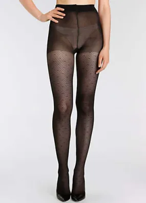 LASCANA Sheer 30 Denier Dotty Tights | Grattan