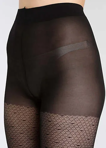 LASCANA Sheer 30 Denier Dotty Tights | Grattan