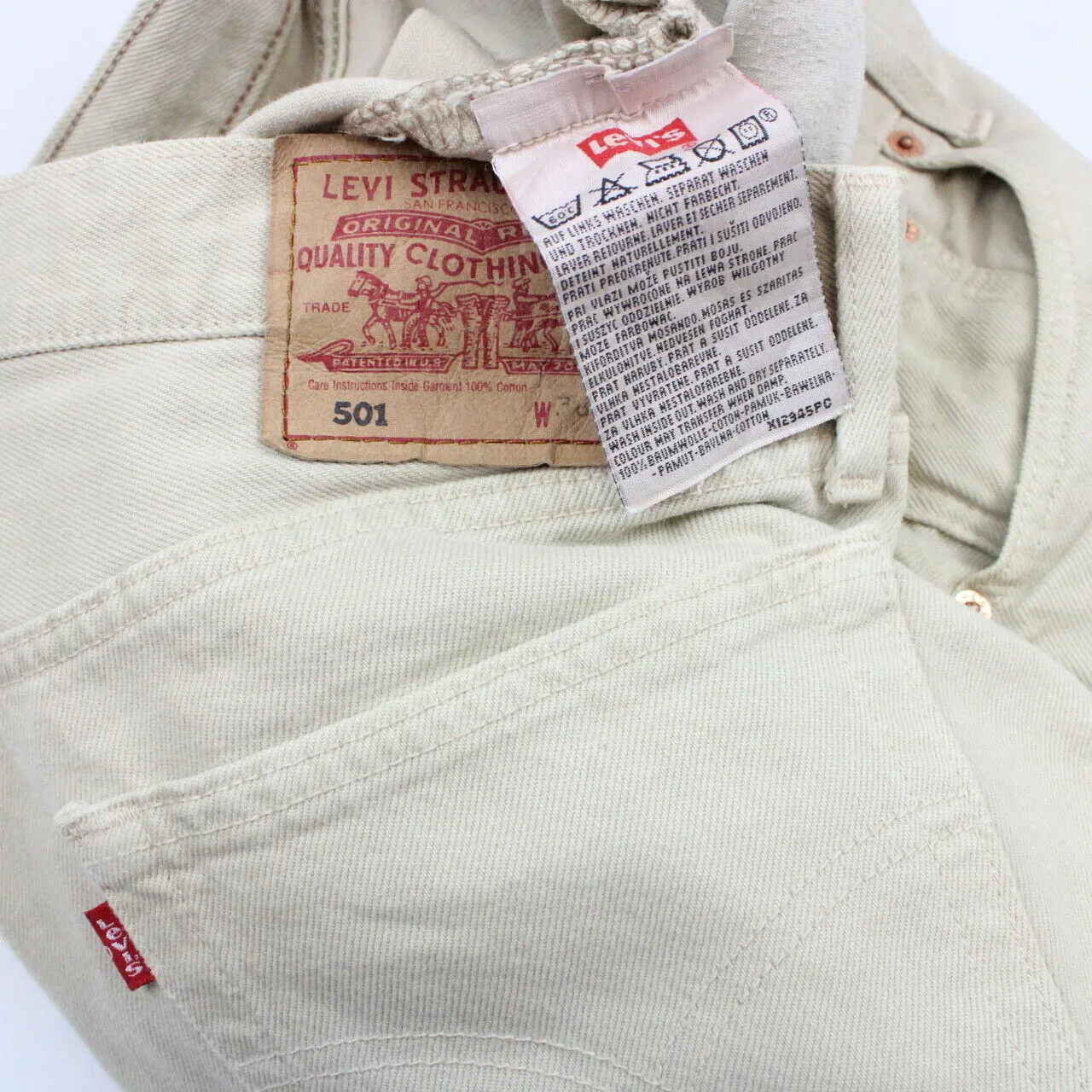 LEVIS 501 Jeans Beige | W36 L34