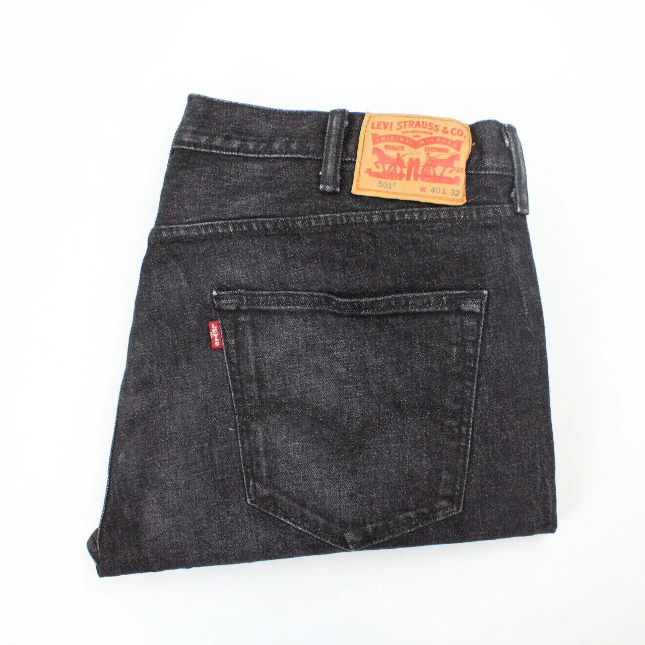 LEVIS 501 Jeans Black Charcoal | W42 L32