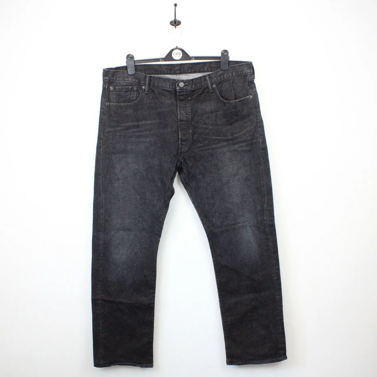 LEVIS 501 Jeans Black Charcoal | W42 L32