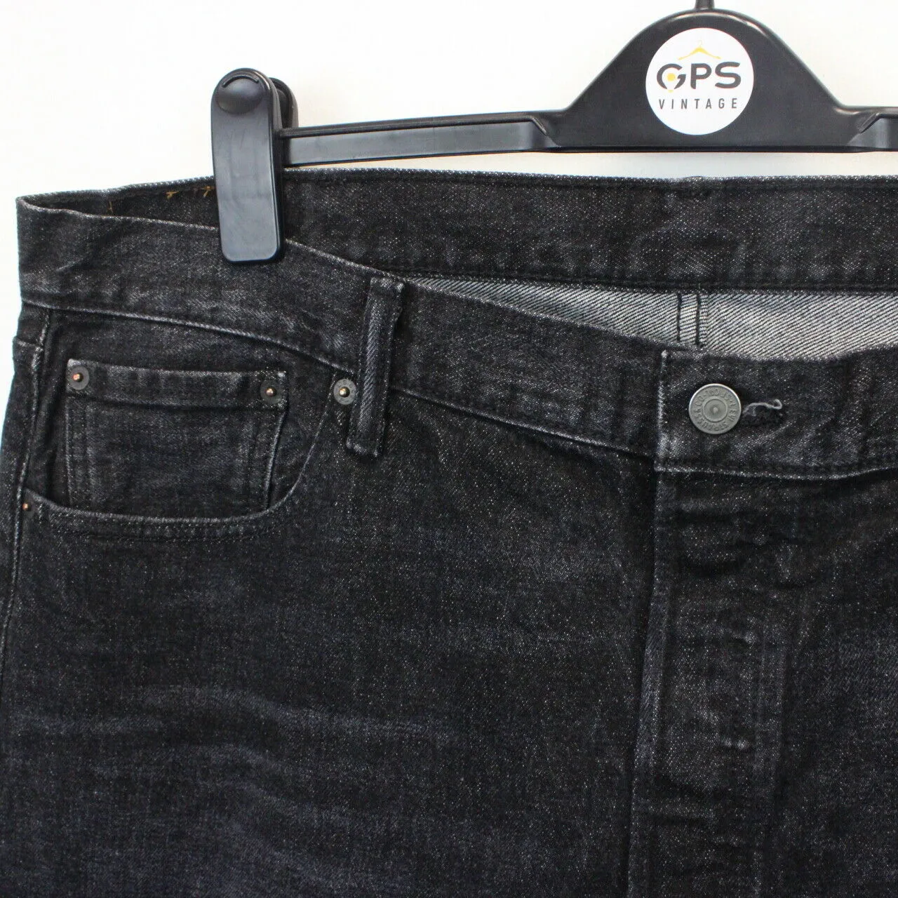 LEVIS 501 Jeans Black Charcoal | W42 L32