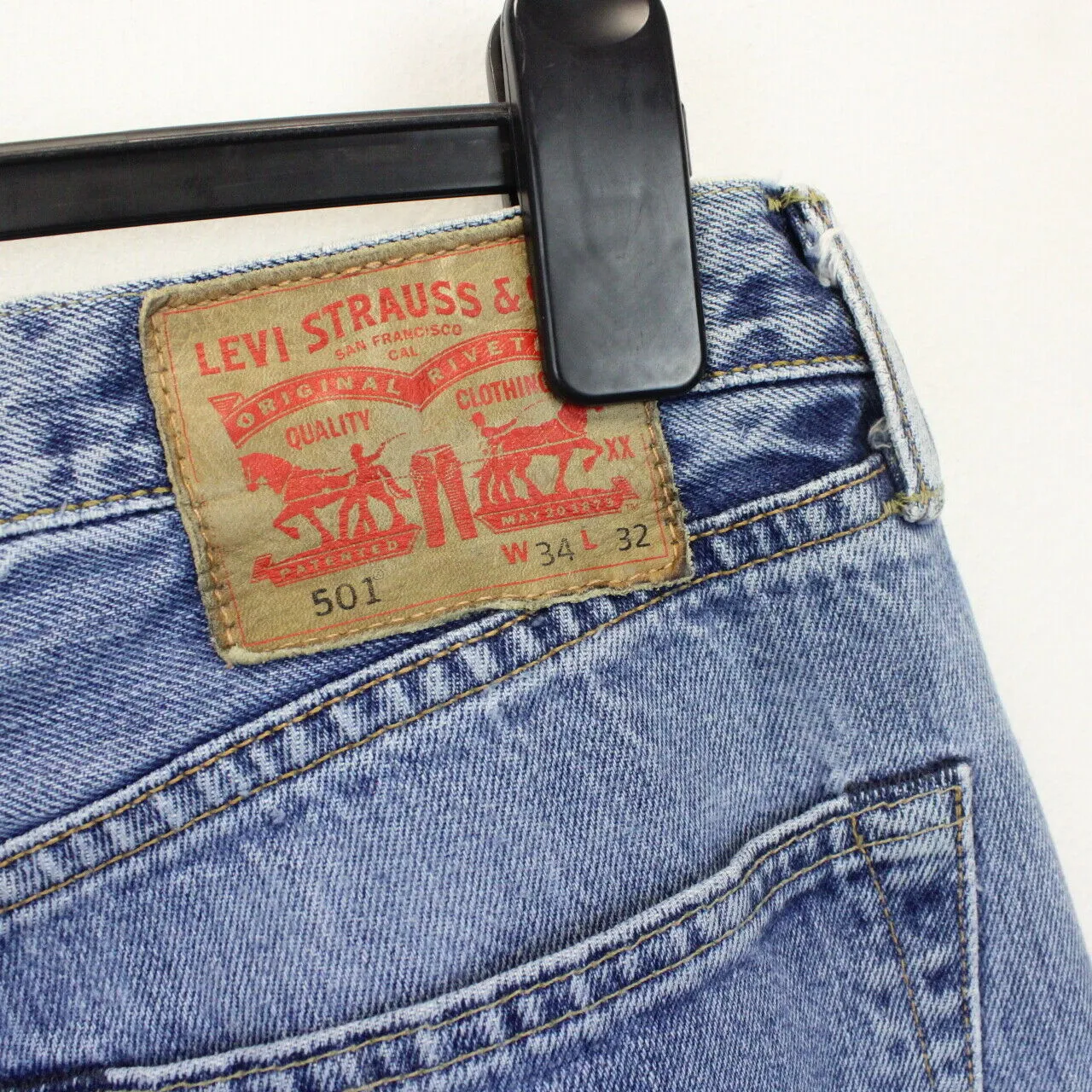 LEVIS 501 Jeans Light Blue | W35 L32