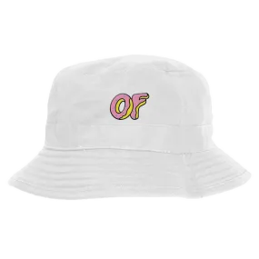 Logo Bucket Hat - White