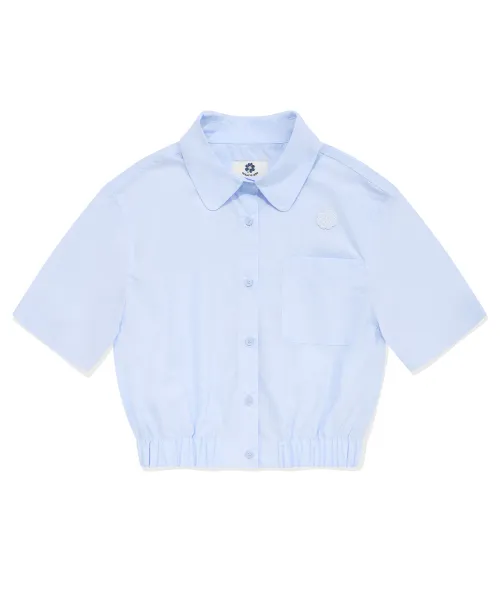 Mark Gonzales  |[WHAT IT ISNT]★FLORY LOGO POCKET BANDED SHORT-SLEEVE SHIRT