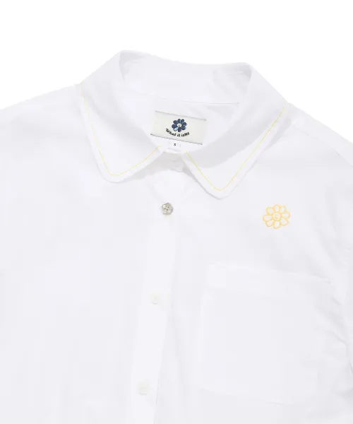 Mark Gonzales  |[WHAT IT ISNT]★FLORY LOGO POCKET BANDED SHORT-SLEEVE SHIRT