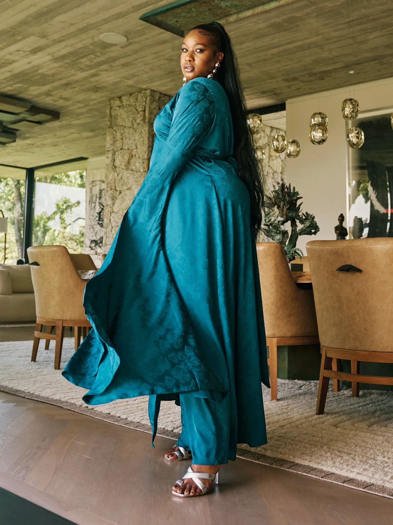 Maya Dress - Zeen Teal