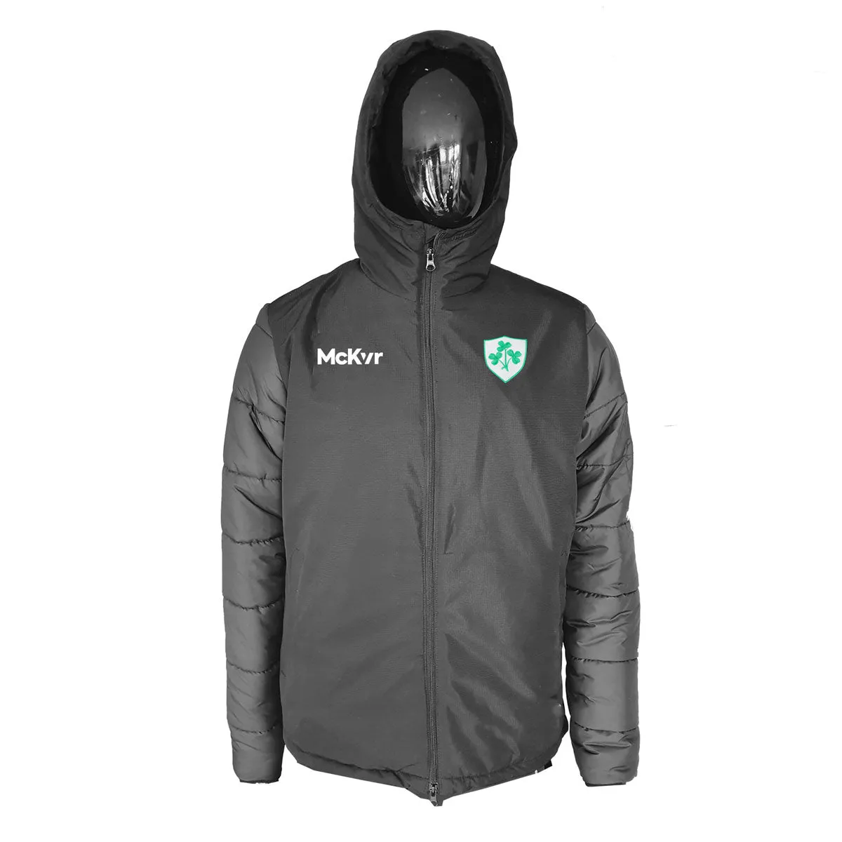 Mc Keever Ireland Supporters Core 22 Stadium Jacket - Youth - Black