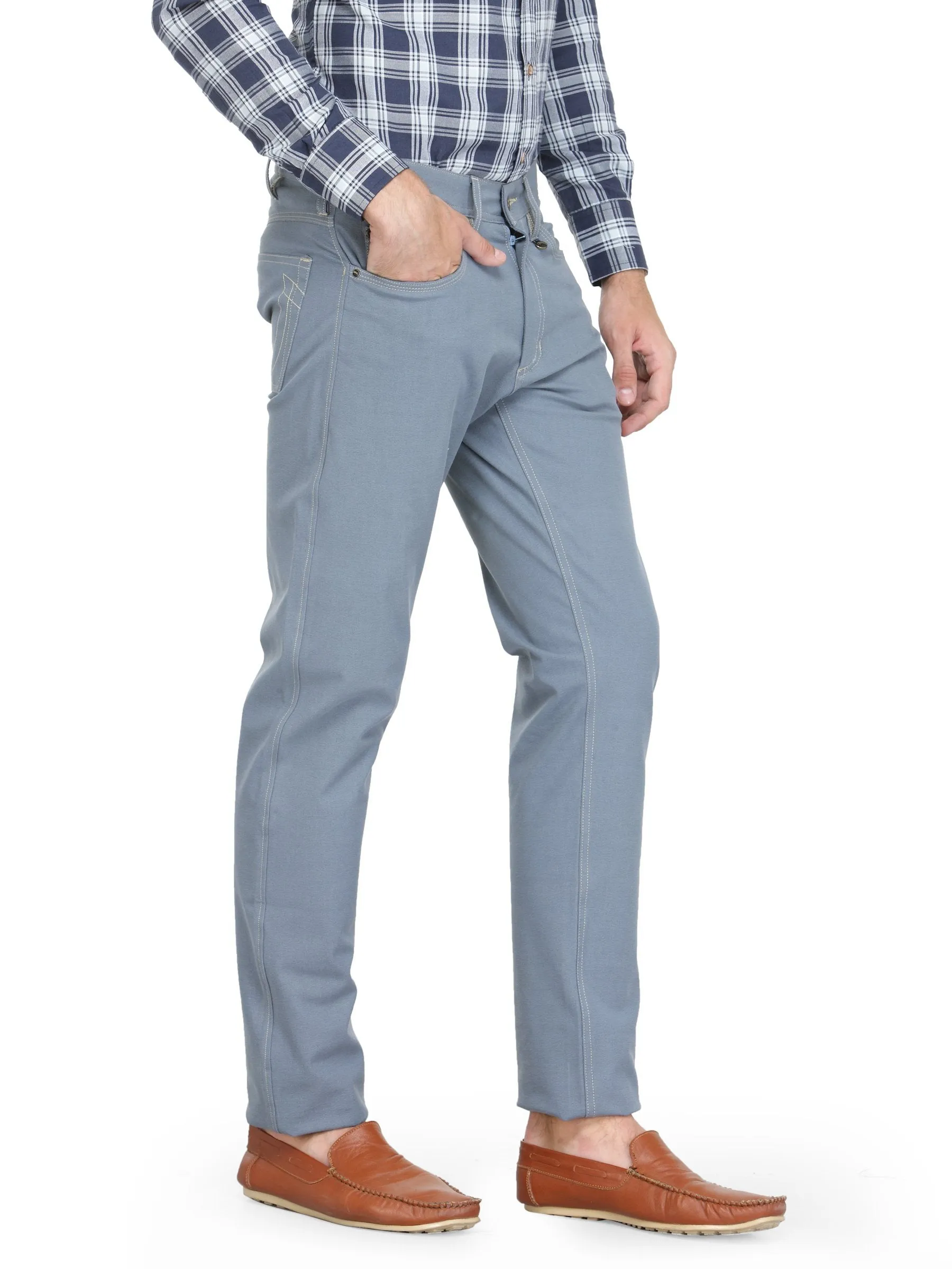 Men Regular Fit Four Way Streachable Jeans