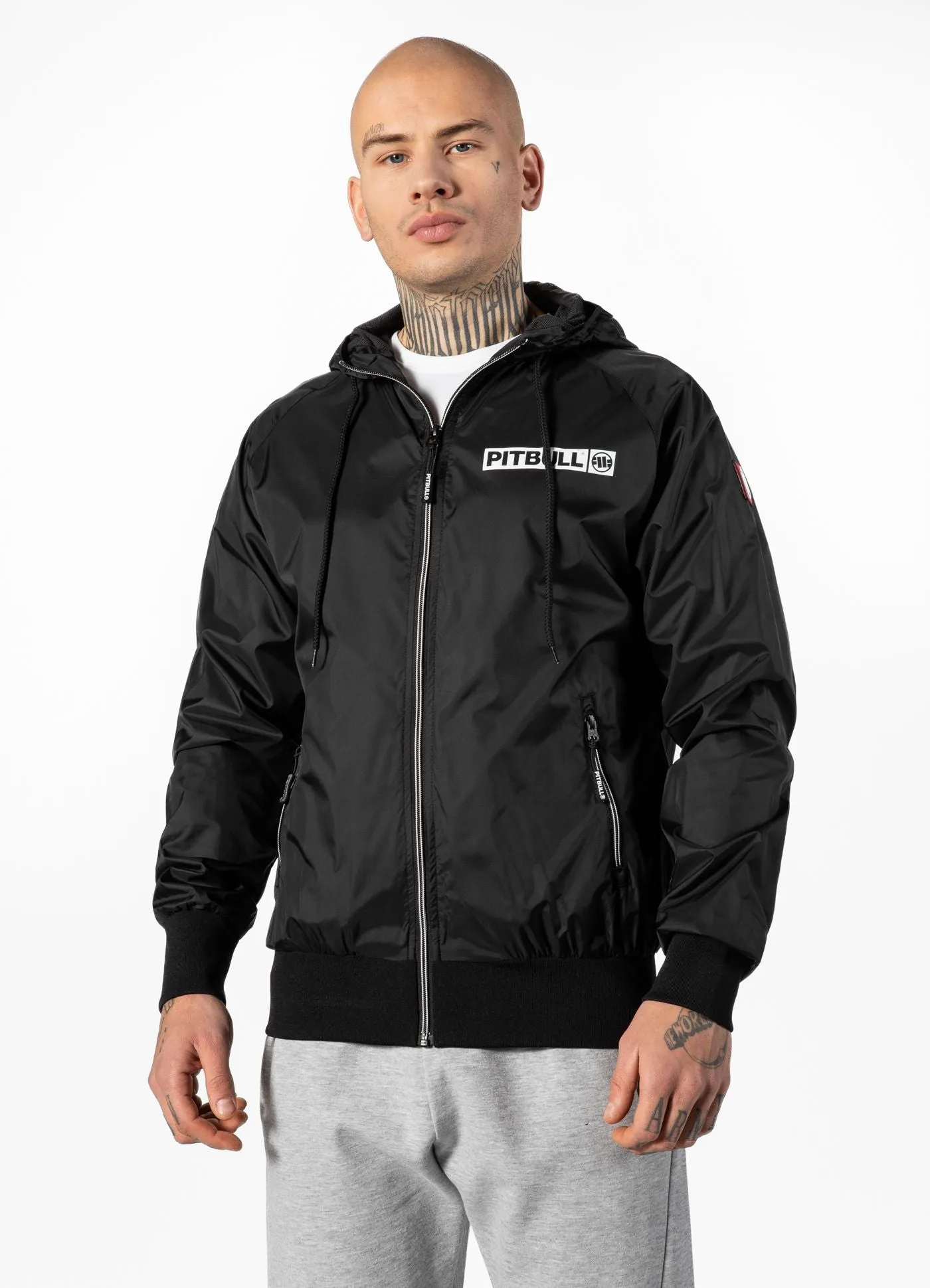 Men's hooded jacket Athletic Logo