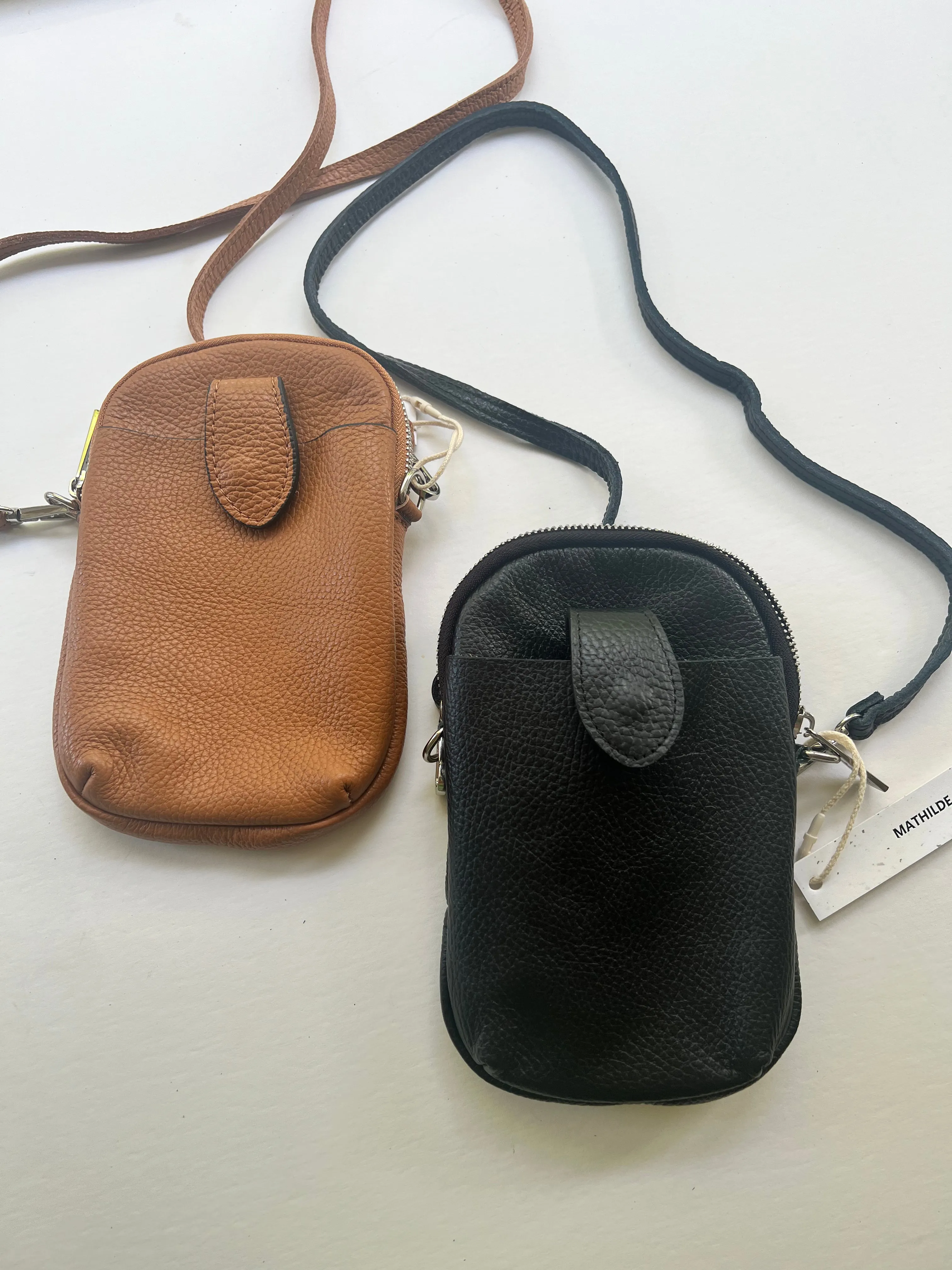 Mini Crossbody Leather Bag | Mathilde