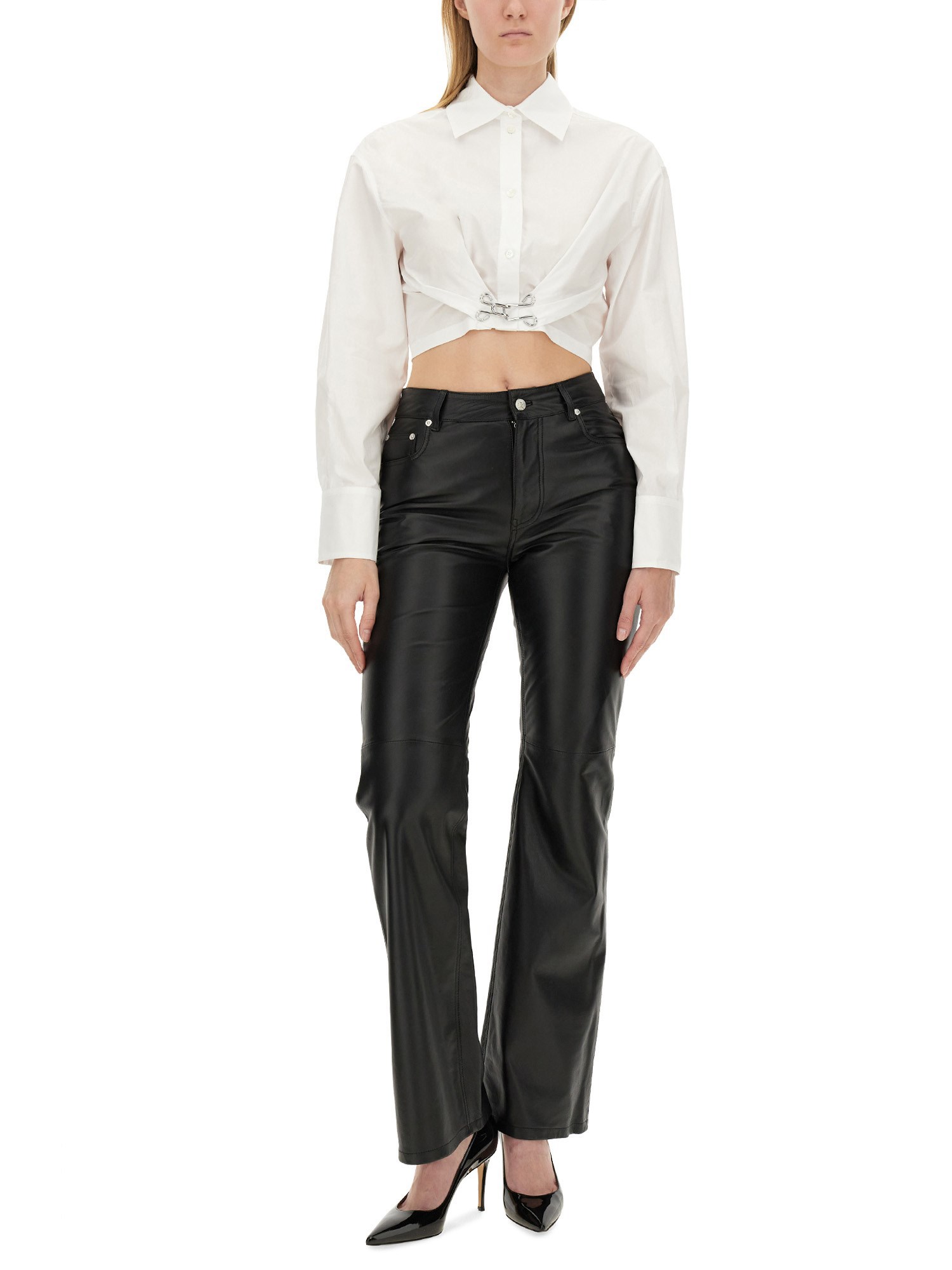 MOSCHINO JEANS    CROPPED SHIRT