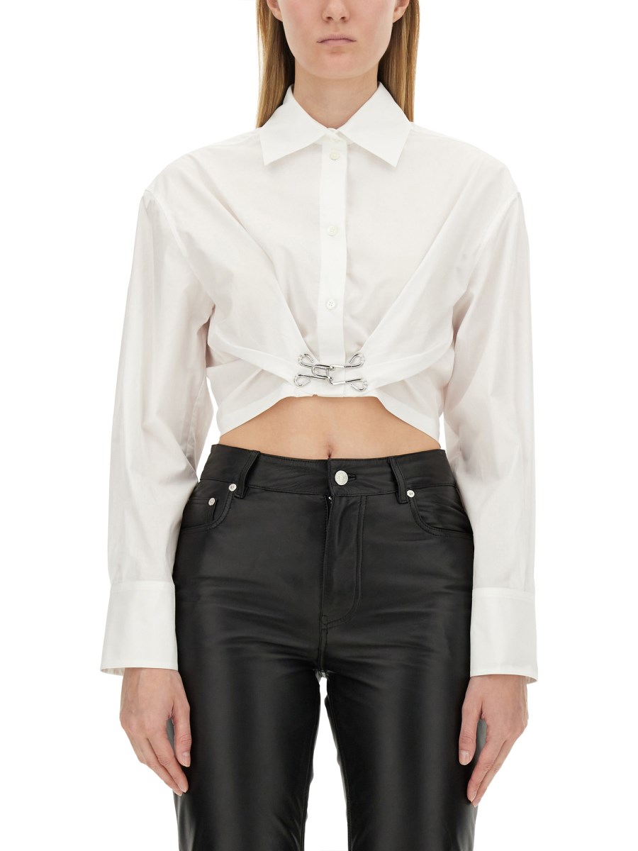 MOSCHINO JEANS    CROPPED SHIRT