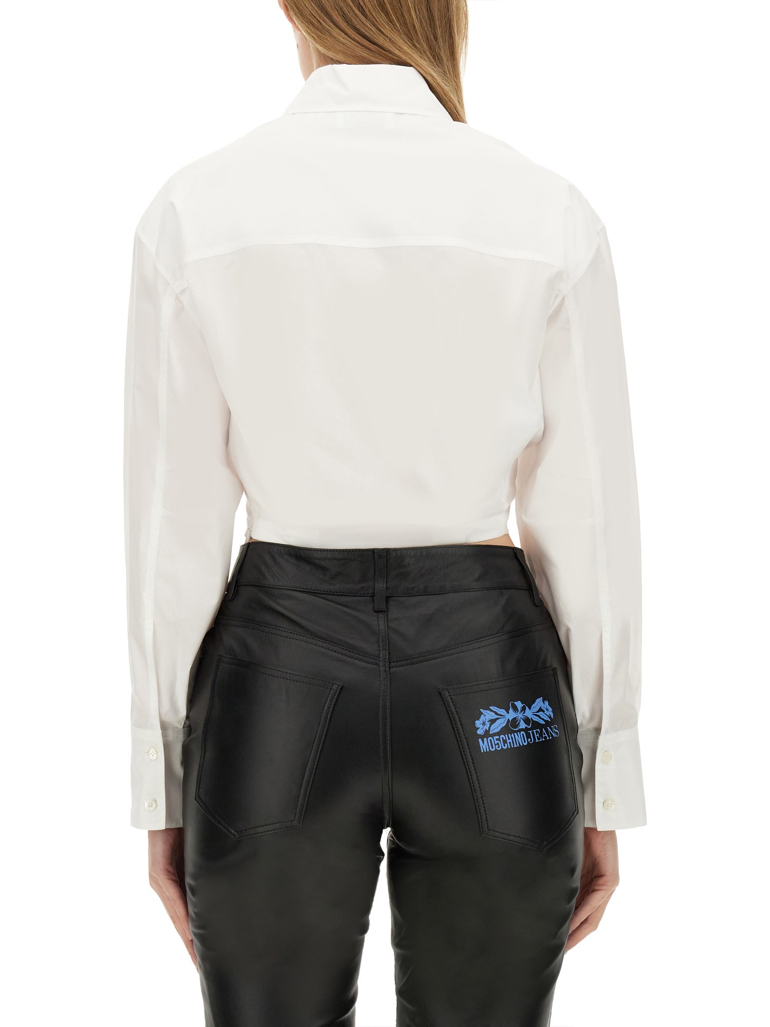 MOSCHINO JEANS    CROPPED SHIRT