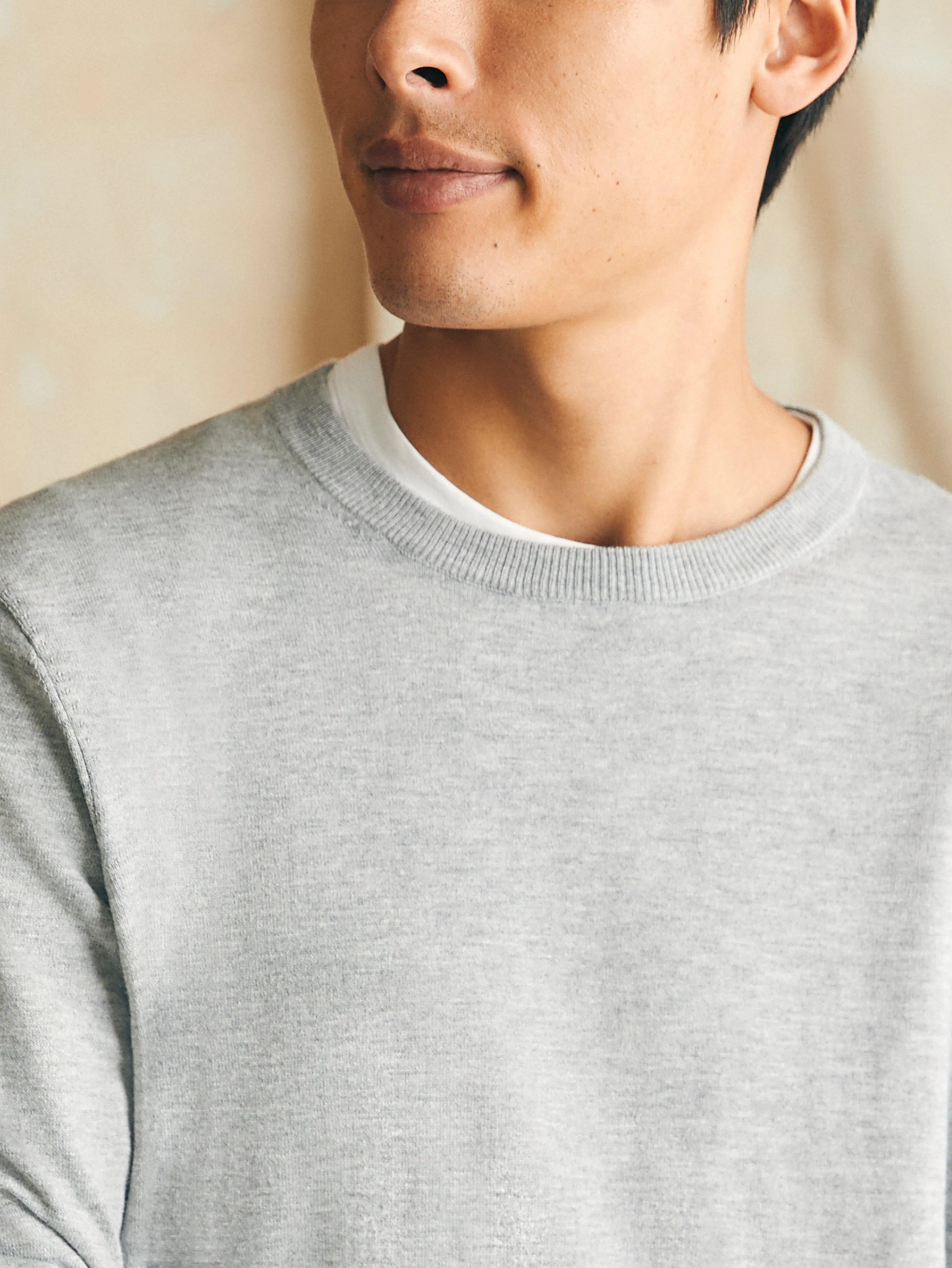 Movement Crewneck Sweater (Tall) - Mineral Grey Heather