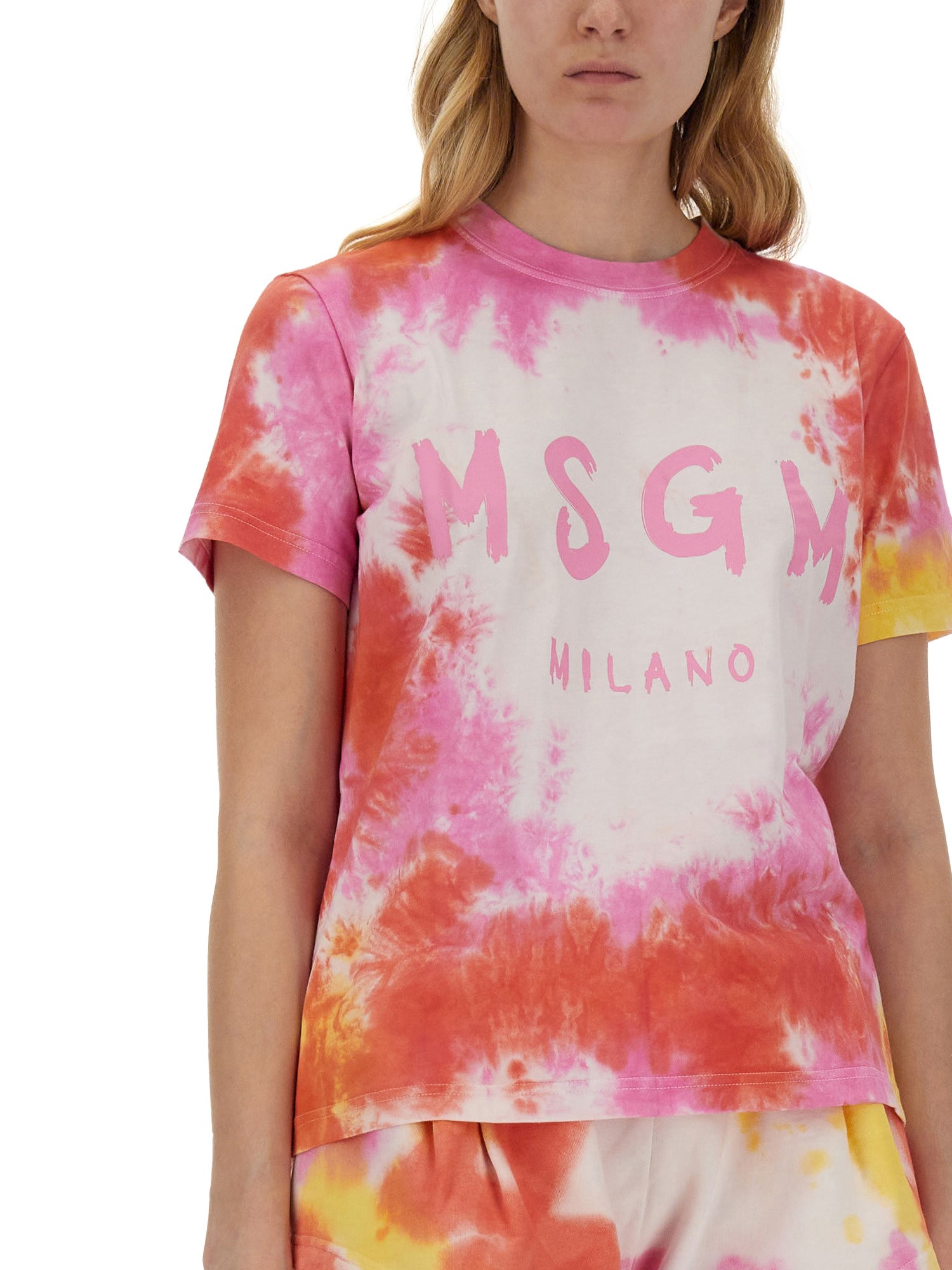 MSGM    TIE-DYE T-SHIRT