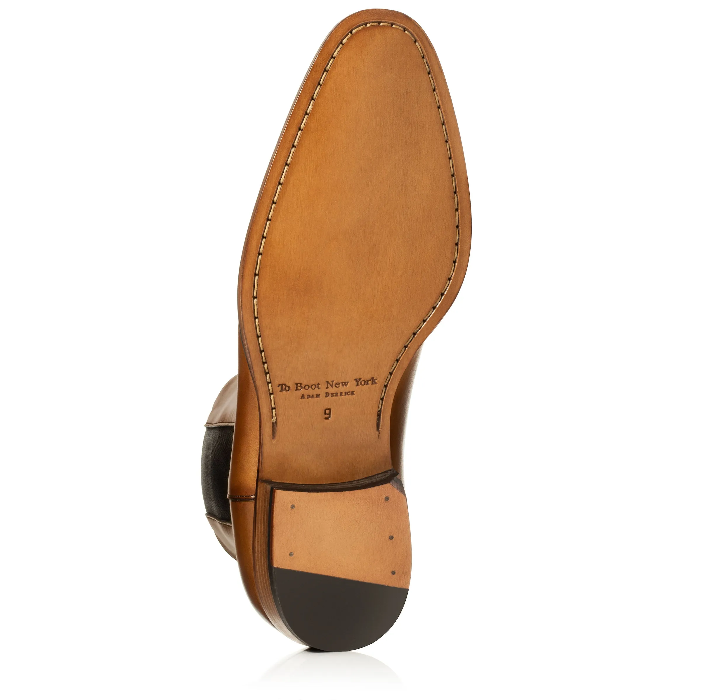 Myles Tan Burnish Calf Chelsea Boot