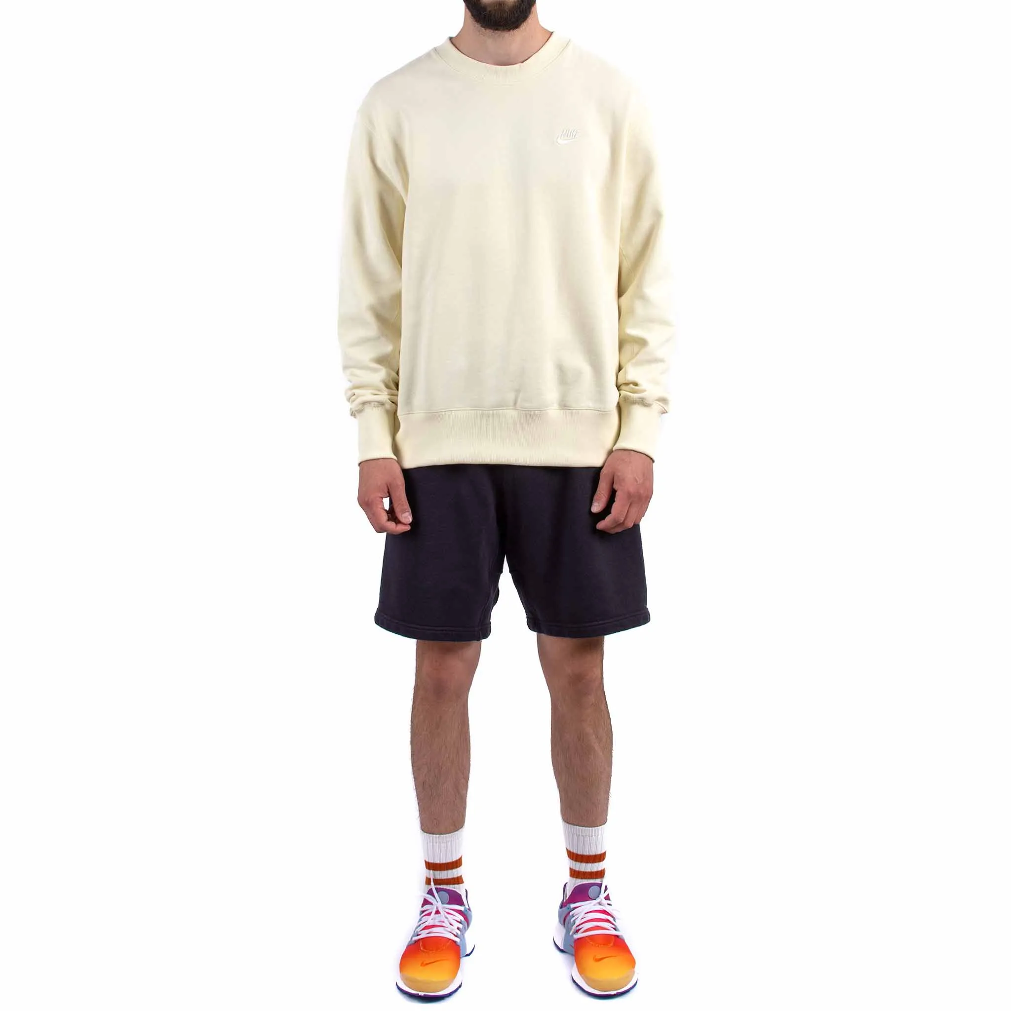 Nike Sportswear Classic Fleece Crew Coconut Milk