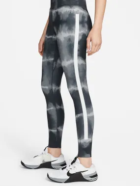 Nike Women's Dri-FIT One Luxe Mid-Rise Printed Training Leggings