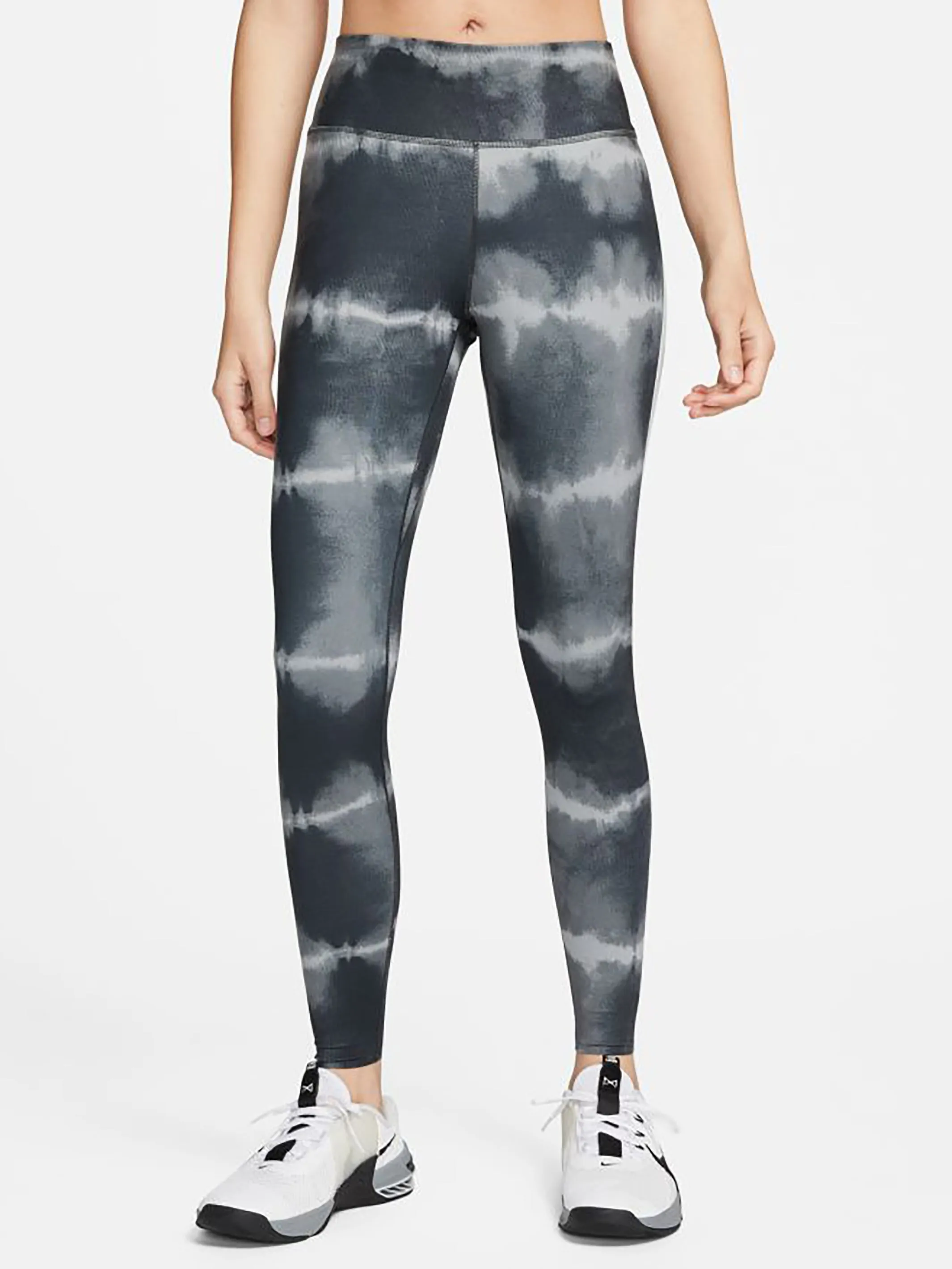 Nike Women's Dri-FIT One Luxe Mid-Rise Printed Training Leggings