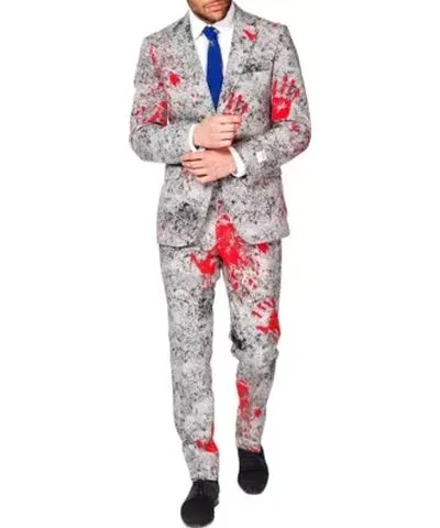 Opposuits Men's Zombiac 2 Piece Suit + Tie