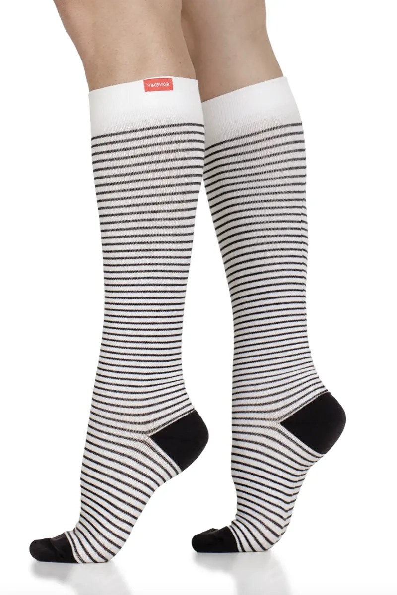 Pinstripe Compression Socks