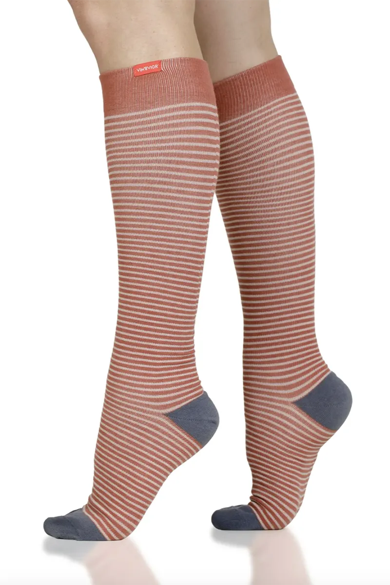 Pinstripe Compression Socks