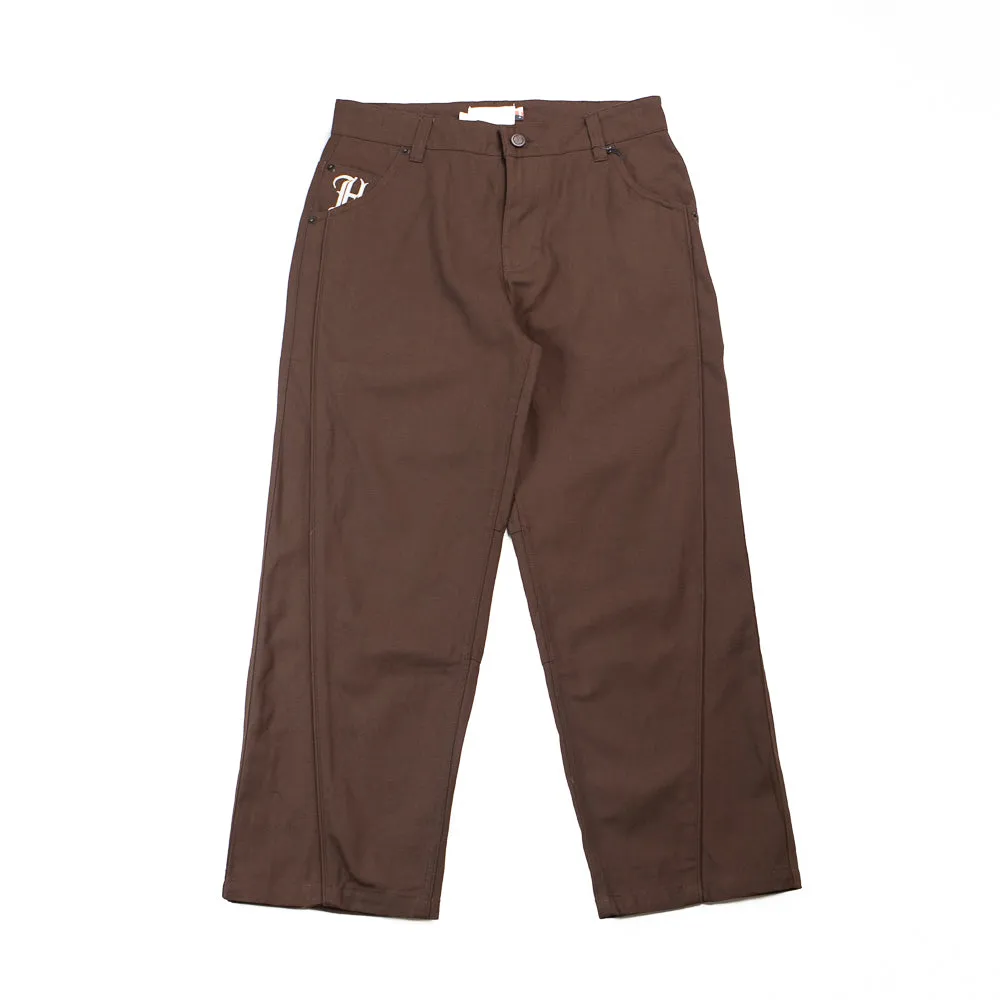 Pipeline Ankle Pant (Brown)