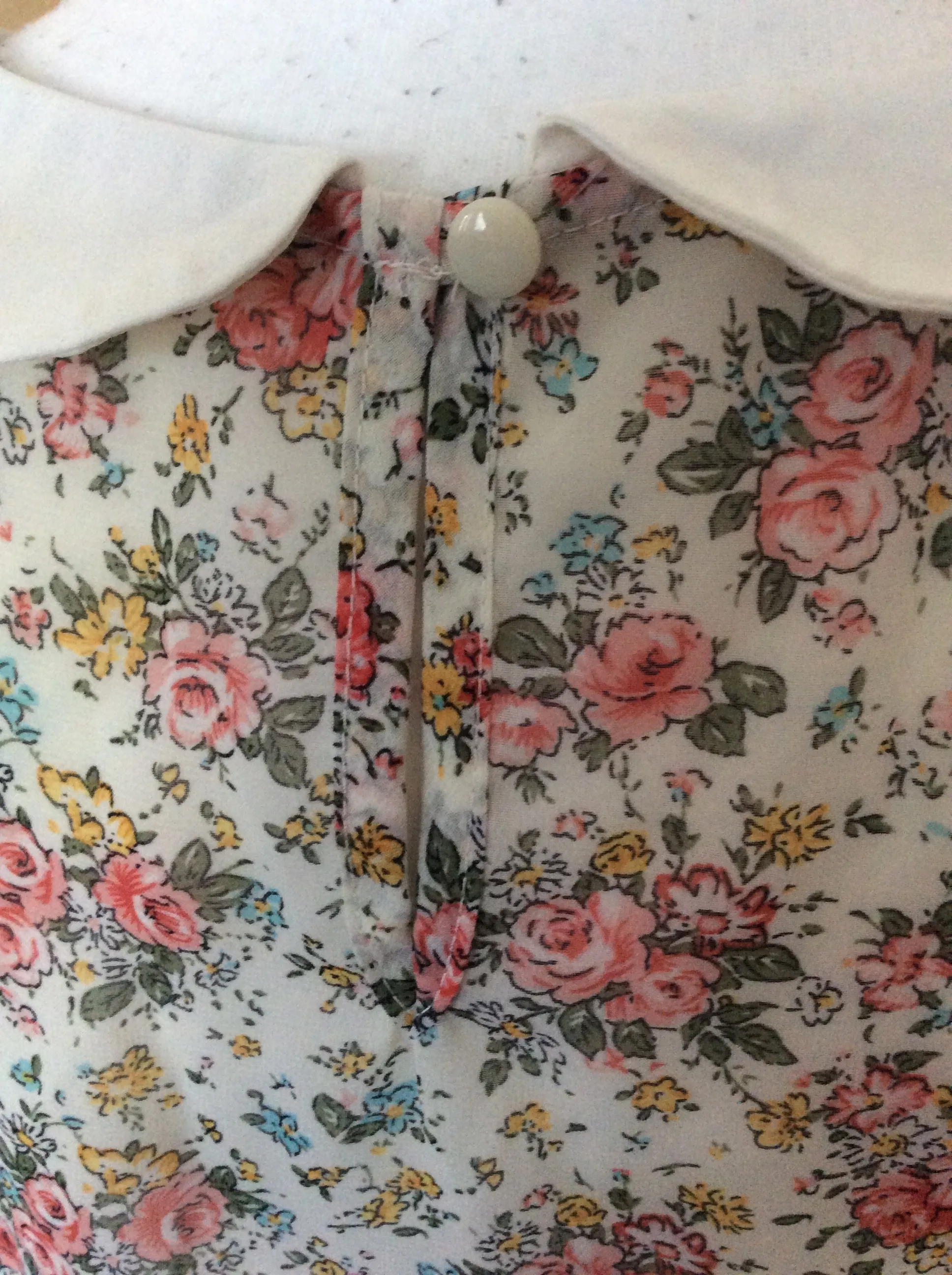 Primark  |Flower Patterns Chiffon Medium Short Sleeves Elegant Style