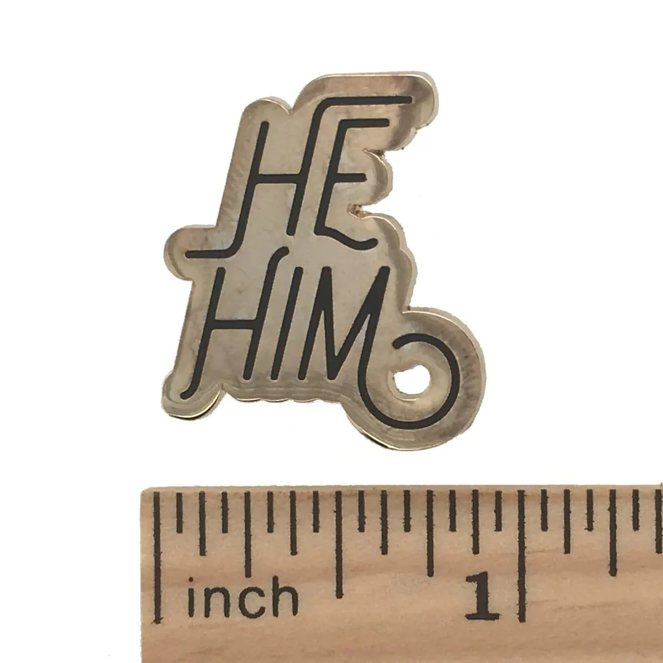 Pronoun Pin He/Him from Dissent Pins