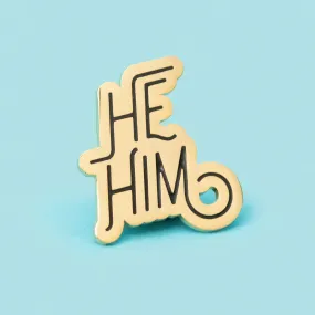 Pronoun Pin He/Him from Dissent Pins