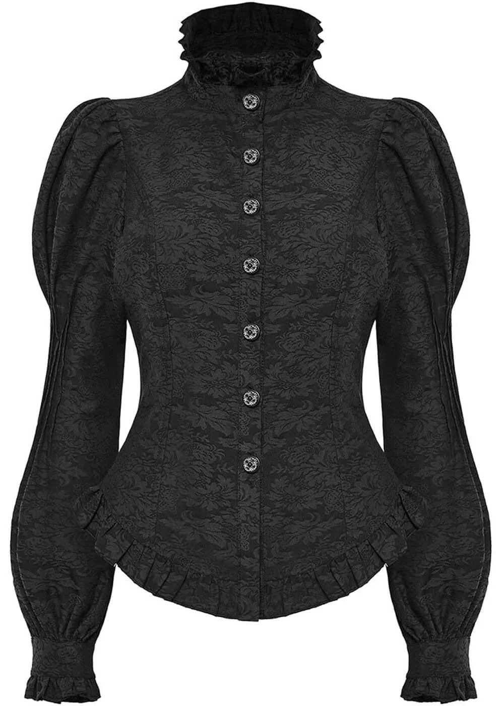 Punk Rave Edith Blouse Black