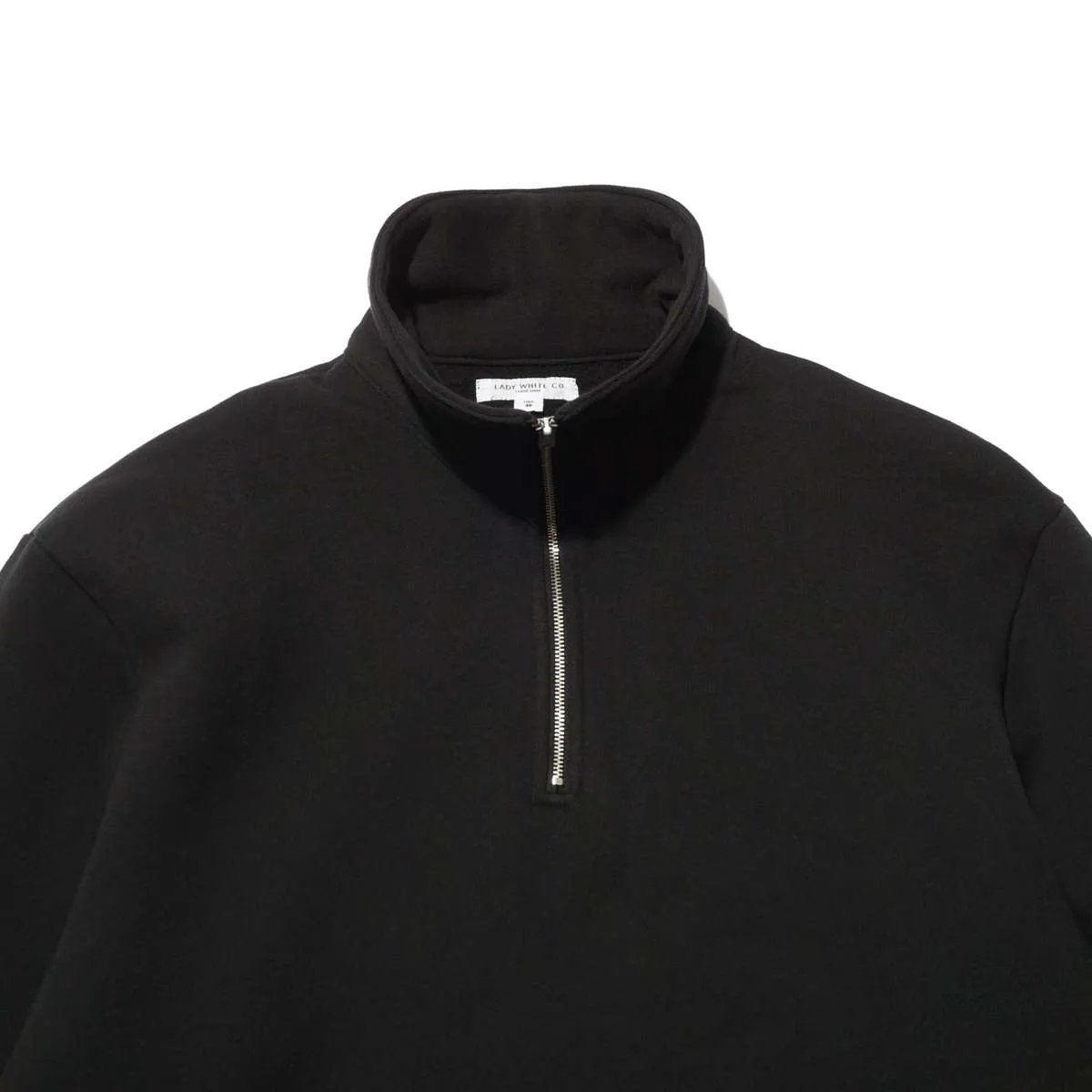 Quarter Zip Sweater - Black