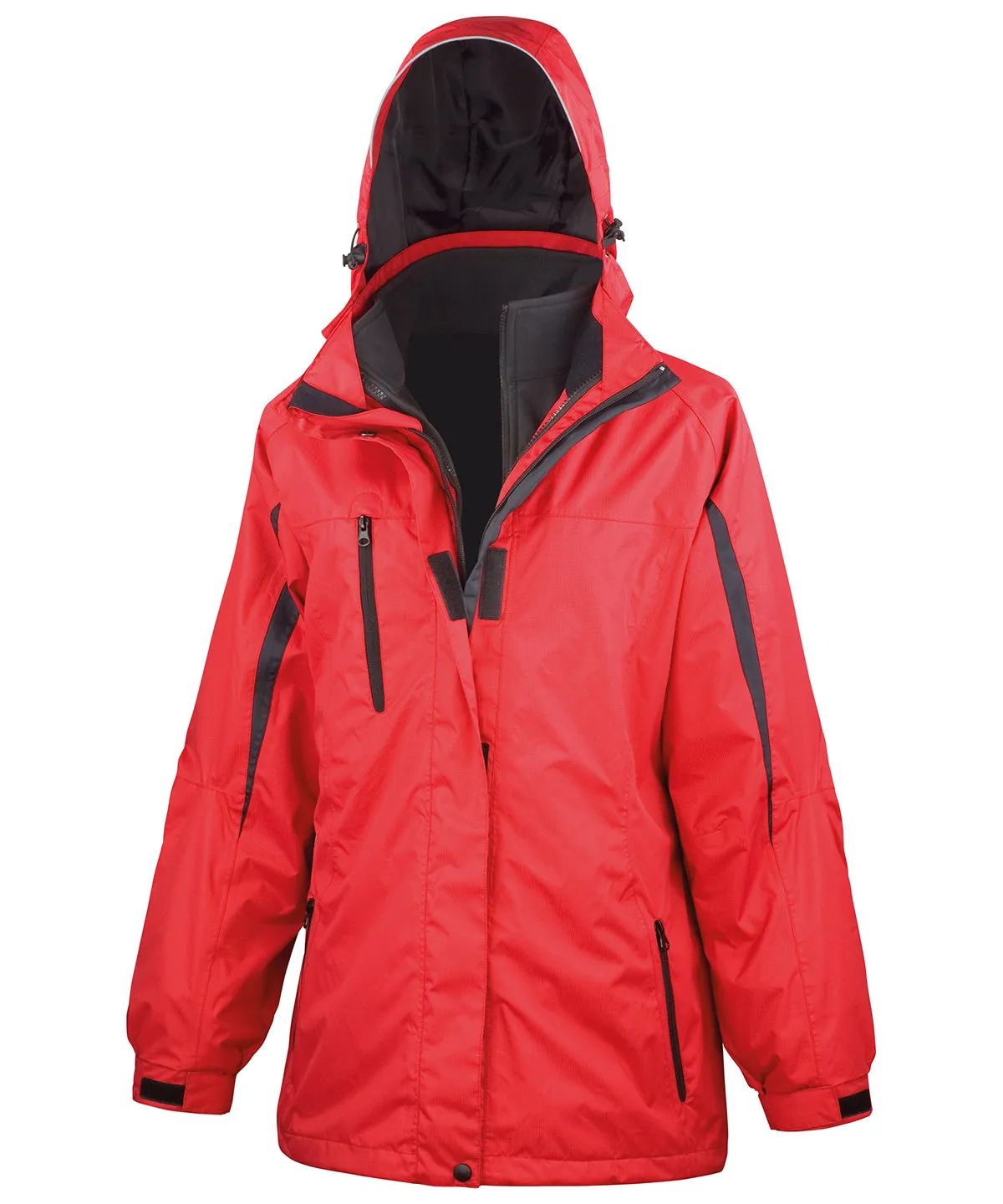 Result Women's 3-in-1 journey jacket with softshell inner