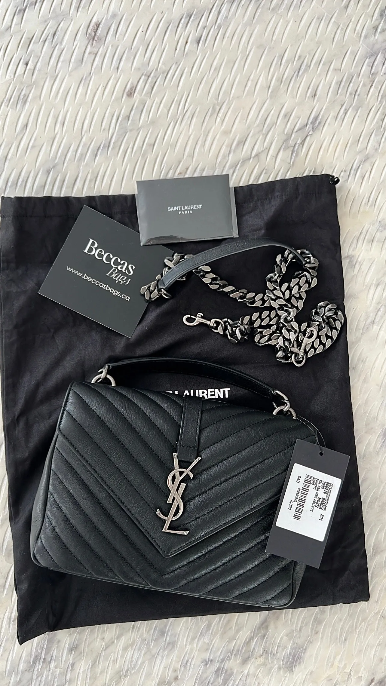 Saint Laurent College Bag