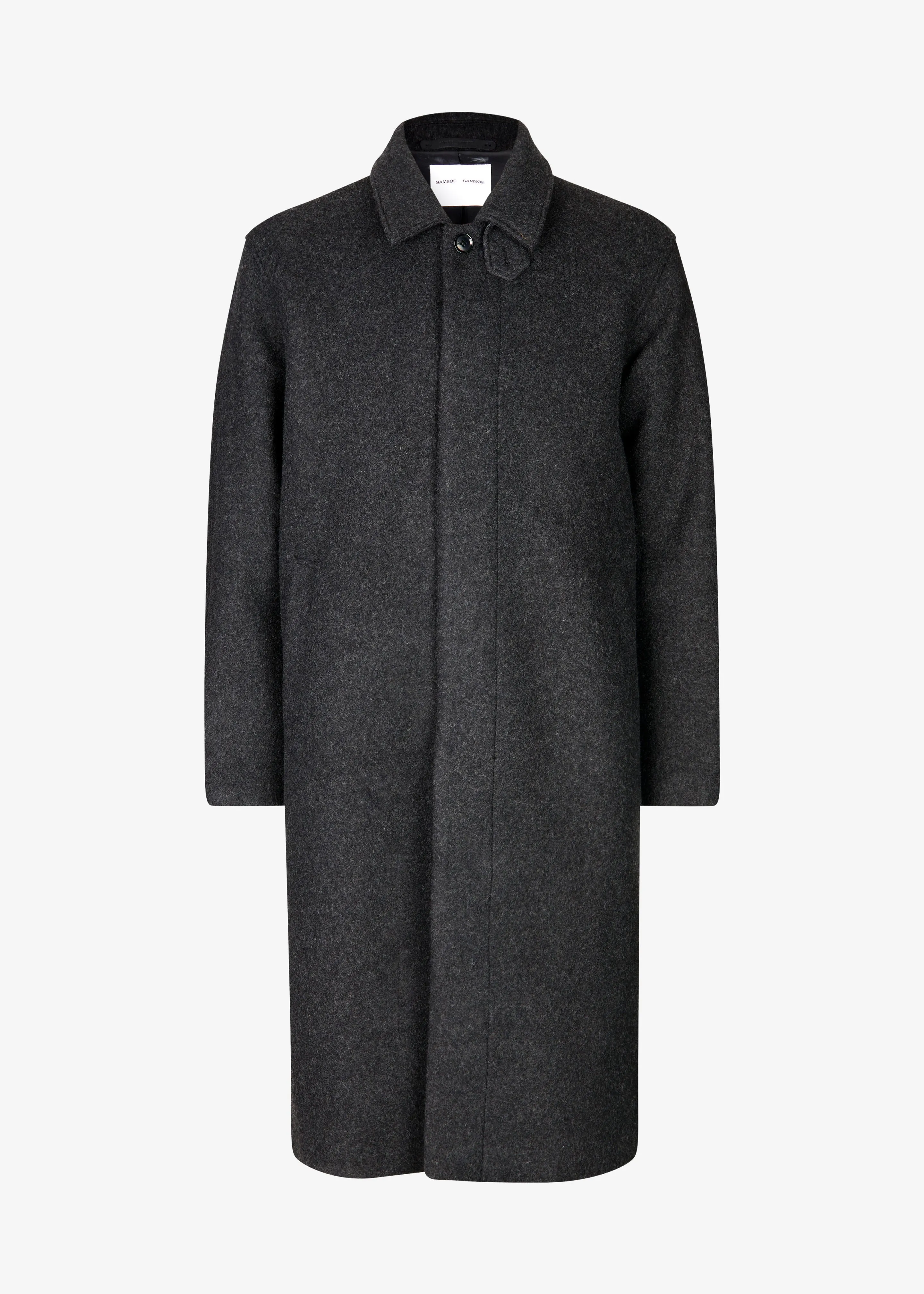 Samse Samse Jacob Coat - Black Melange