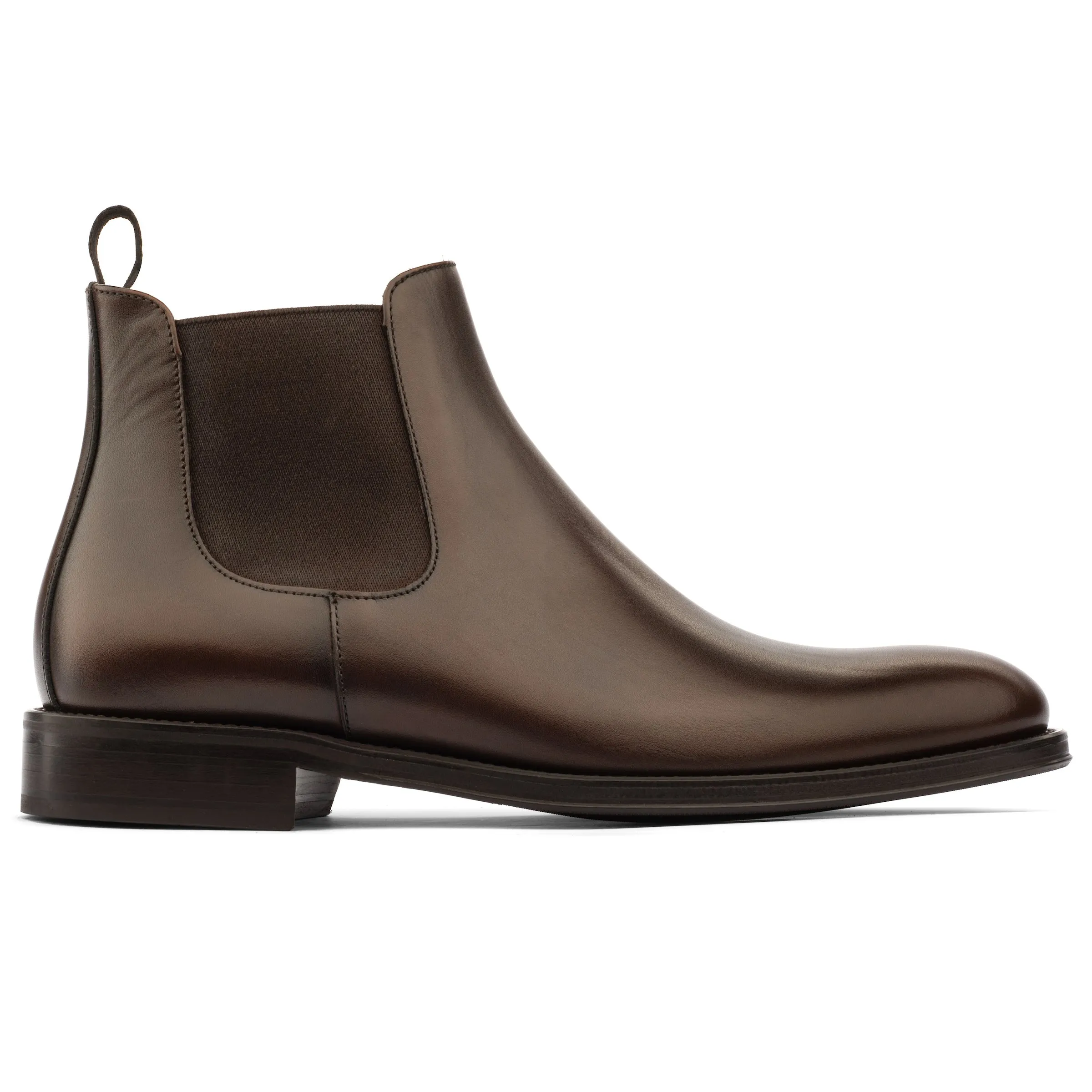 Shelby II Dark Brown Calf Chelsea Boot