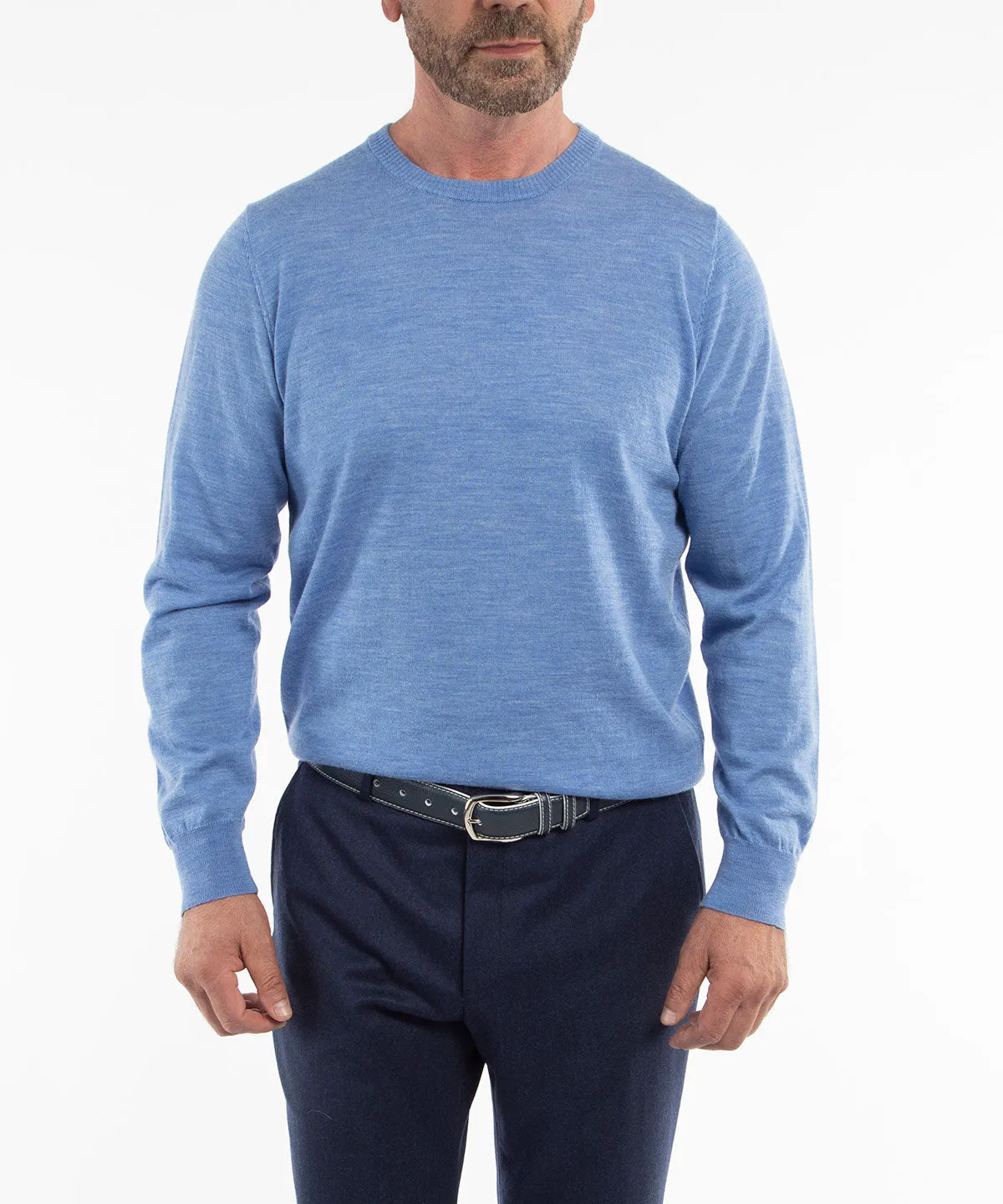 Signature Ultra Light 100% Merino Wool Crewneck Sweater