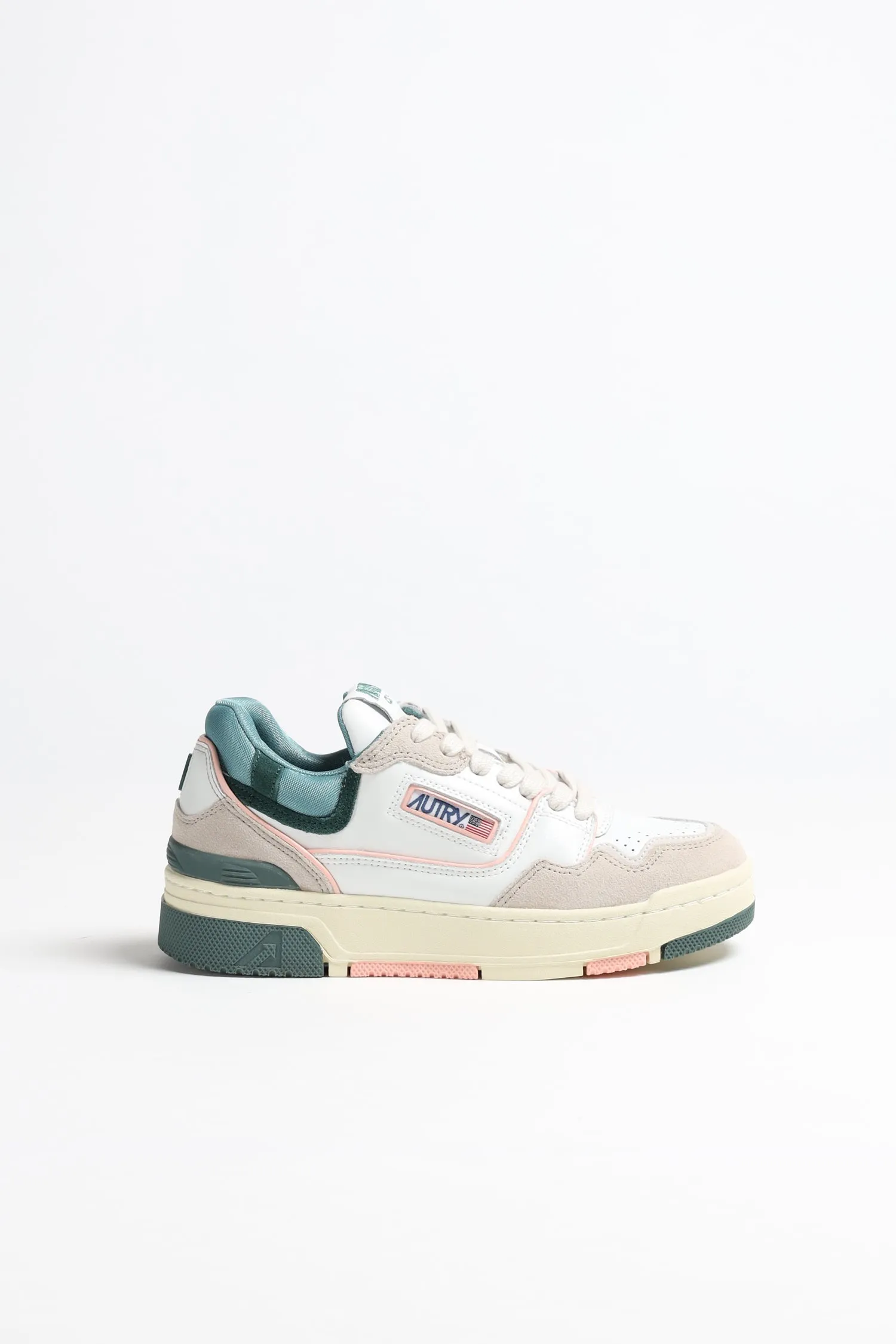 Sneaker CLC Low in Weiß/Grün/Pink