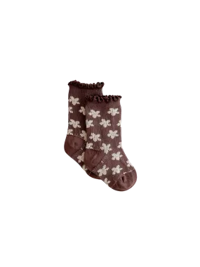 SOCKS | COSMO (CHOCOLATE)