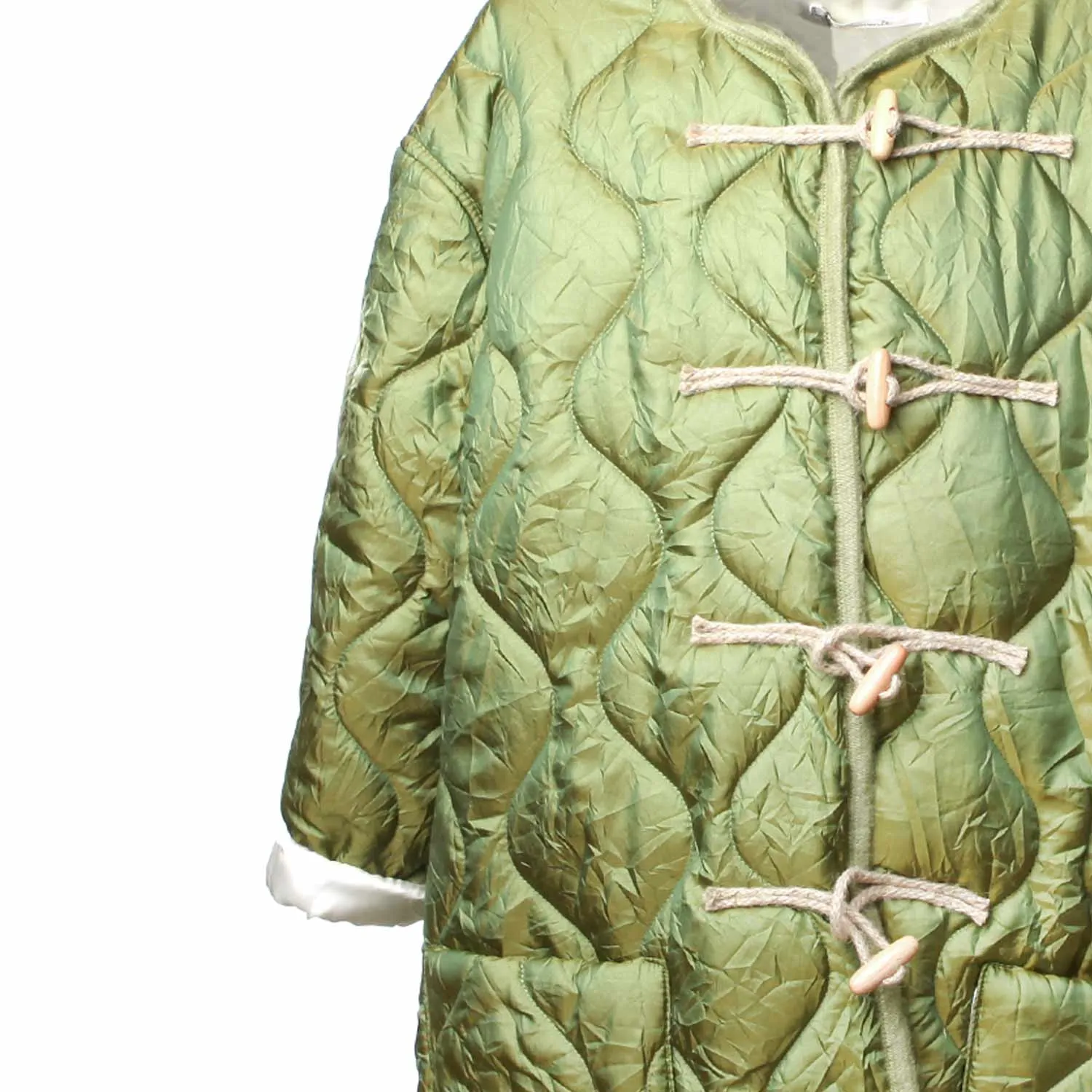 Souvenir Green Coat For Girls