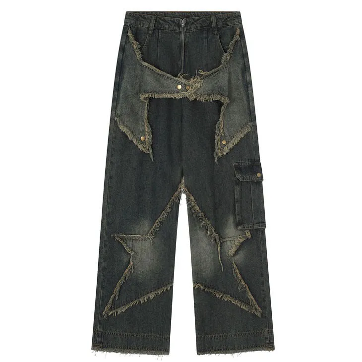 Star Girl Wide Leg Jeans