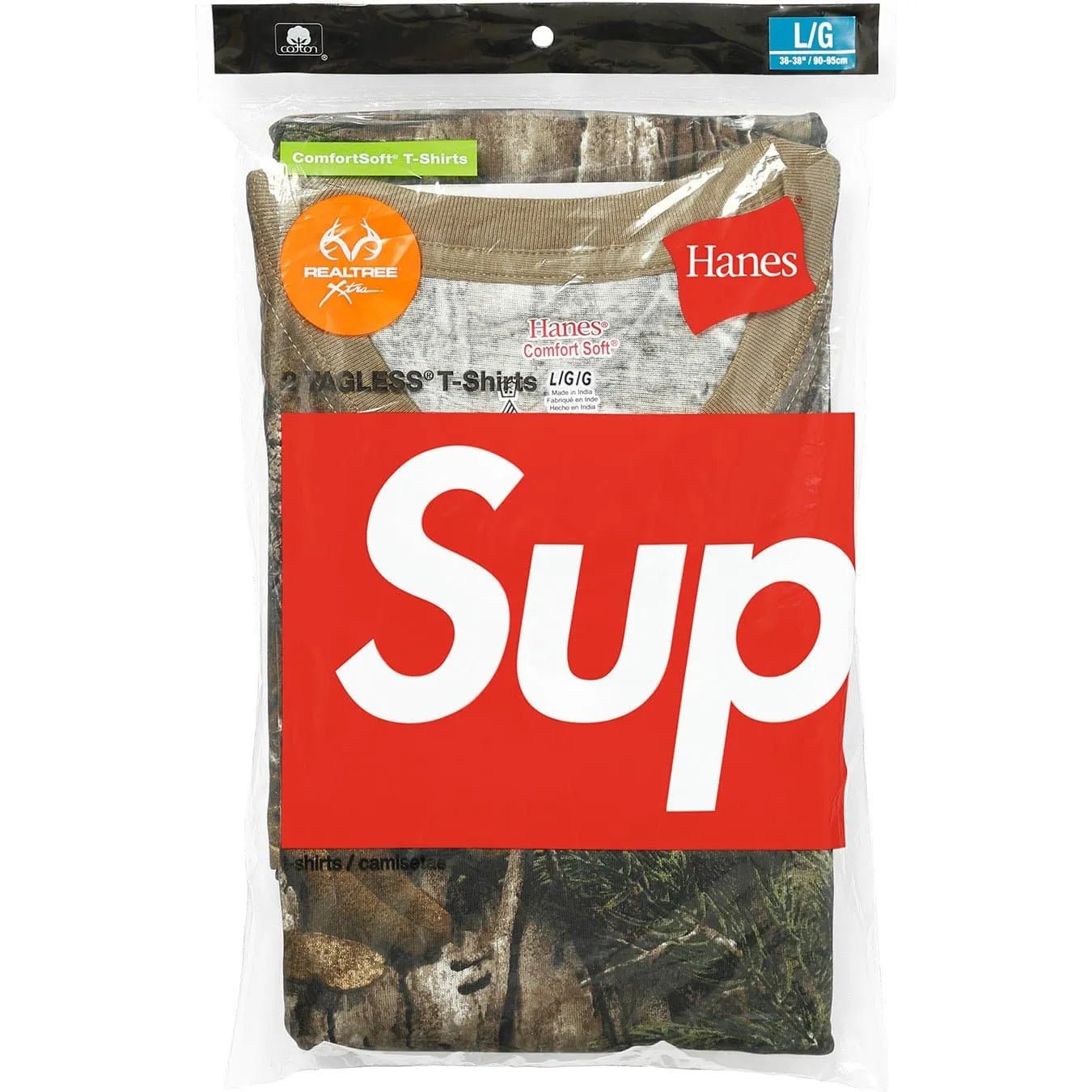 Supreme Hanes Realtree Tagless Tees (2 Pack) Woodbine