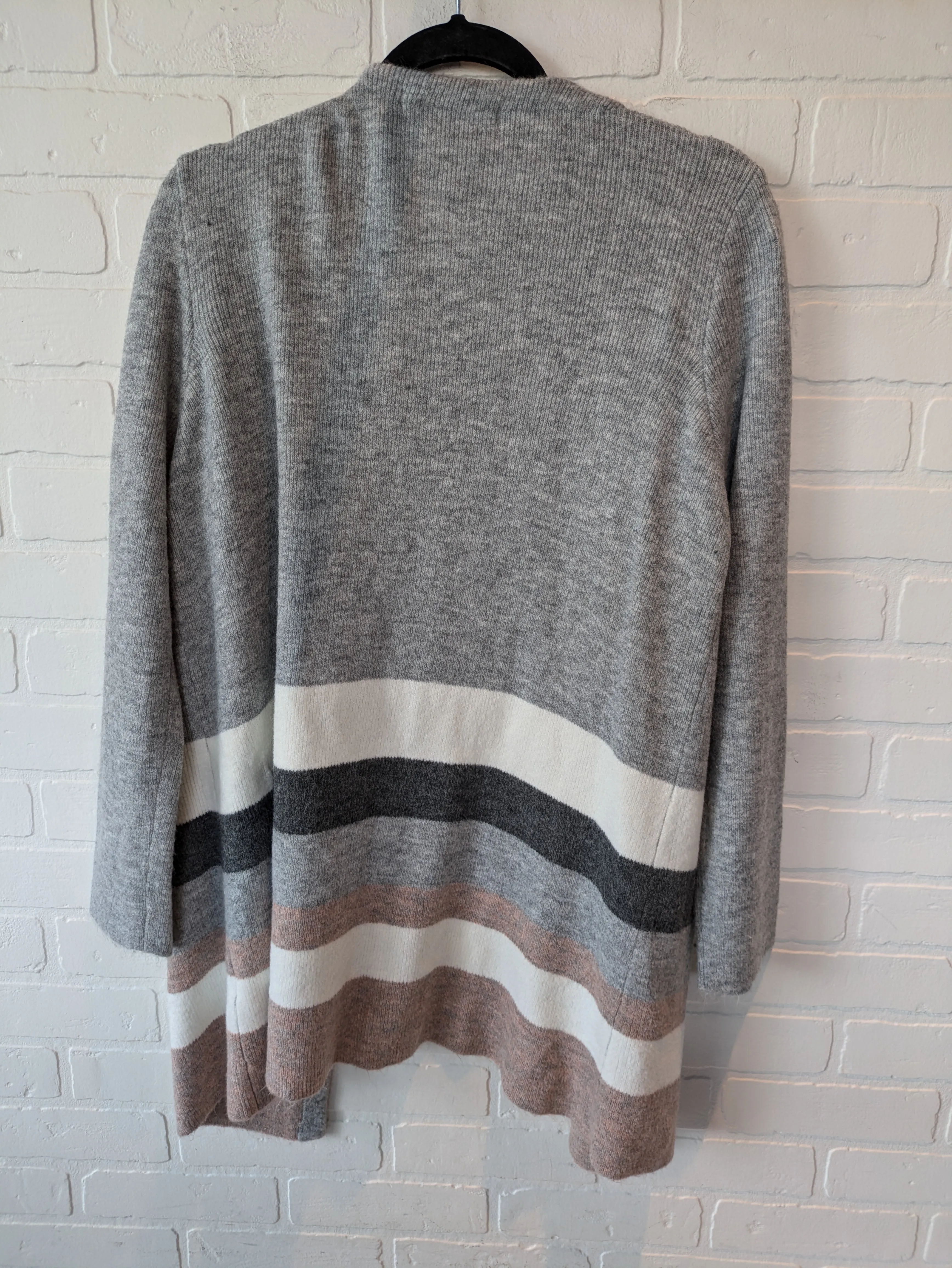 Sweater Cardigan By Cmc In Grey, Size: M