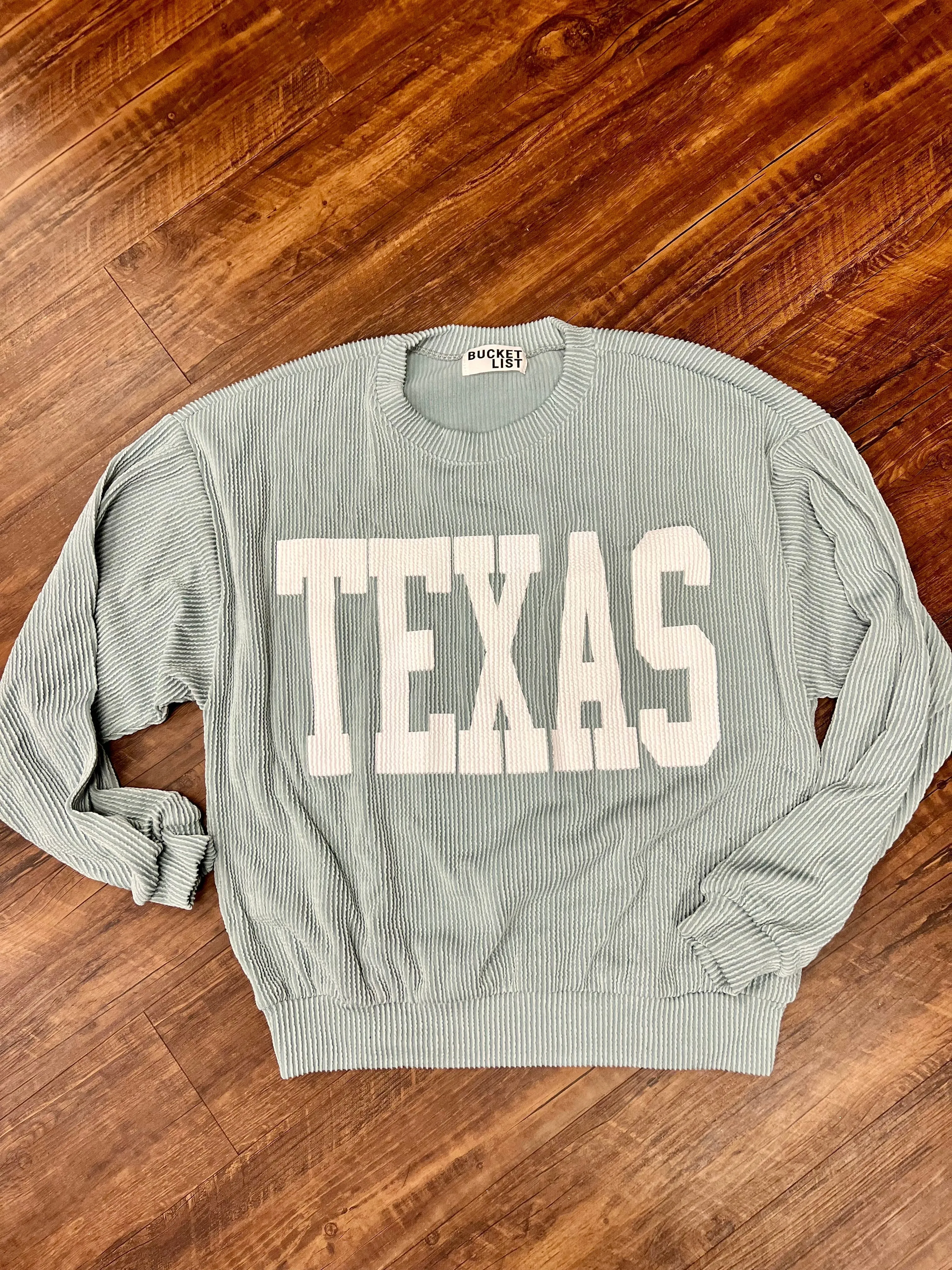 The Texas Graphic Sweatshirt (MULTIPLE COLORS)